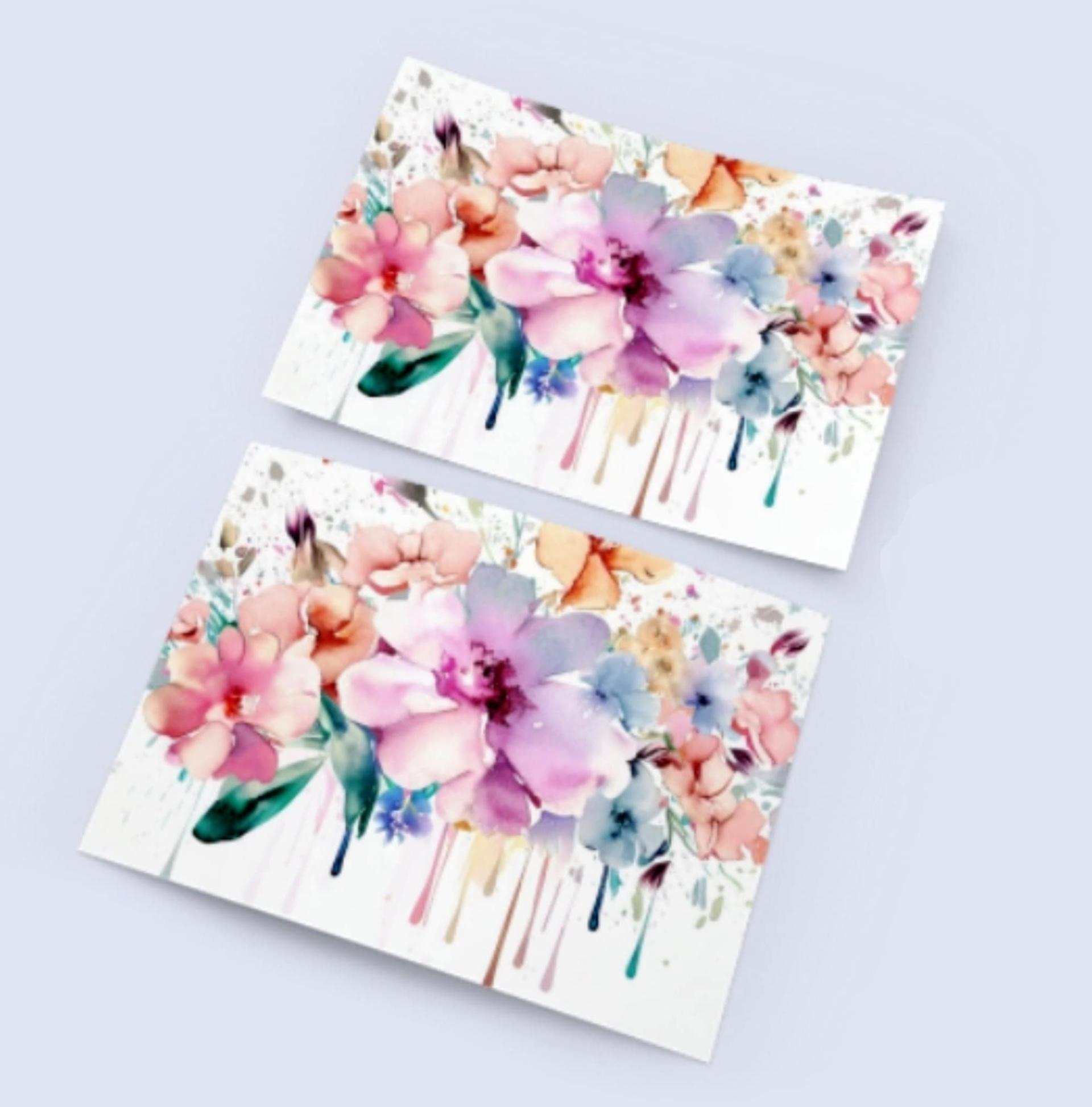 Hibiscus - Single Card or Bulk 10 Pack of Greeting Cards