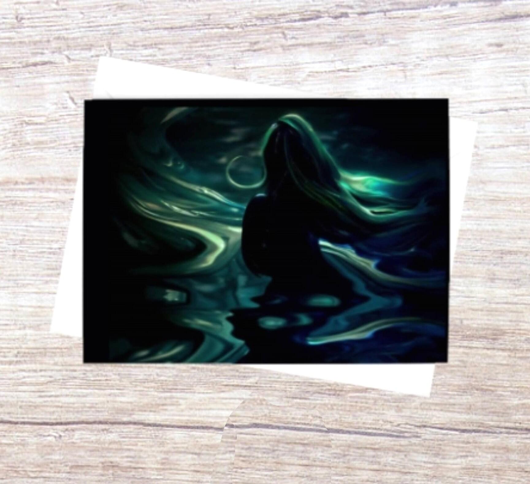 Mermaid Greeting Cards, Birthday, Invitations, Thank You Cards