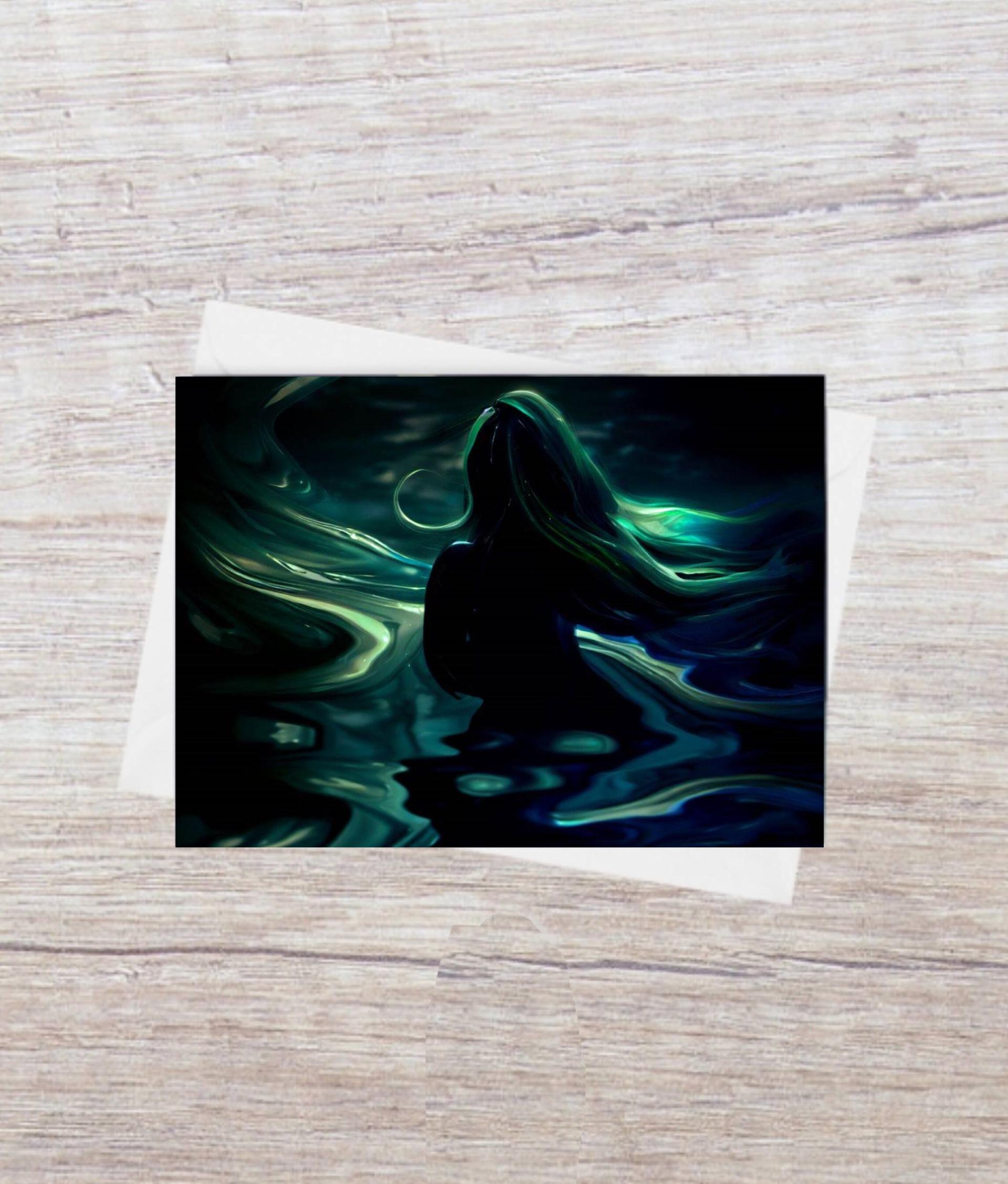 Mermaid Greeting Cards, Birthday, Invitations, Thank You Cards