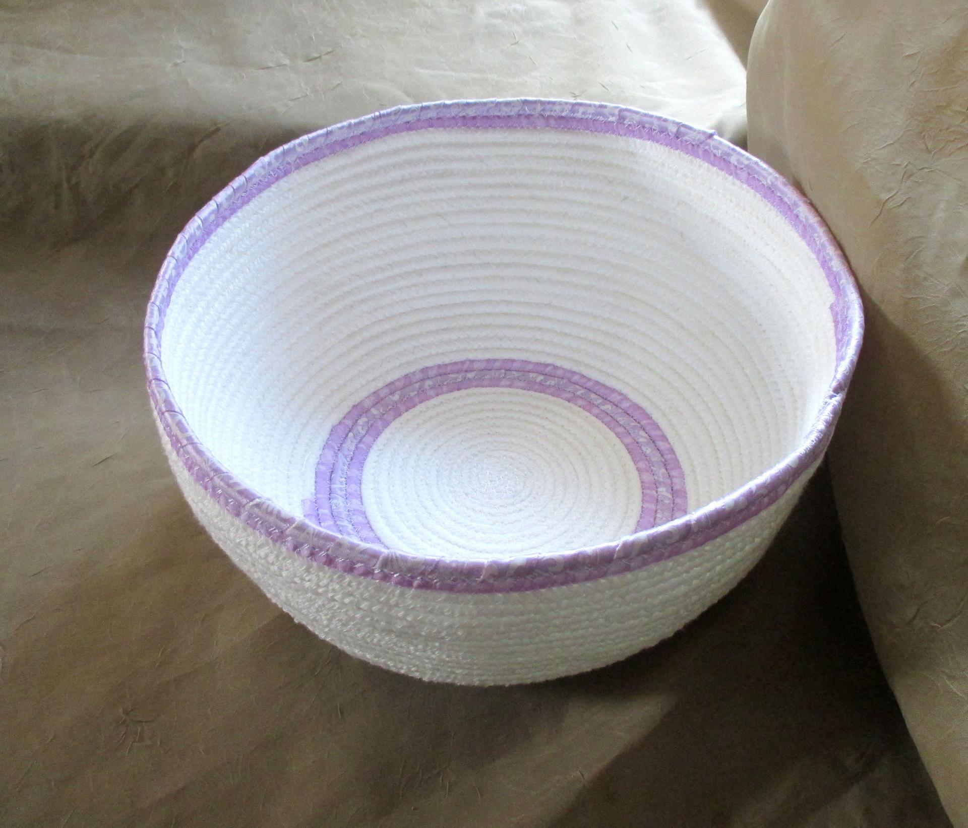 Rope Bowls,  Handmade Cotton Rope Bowls