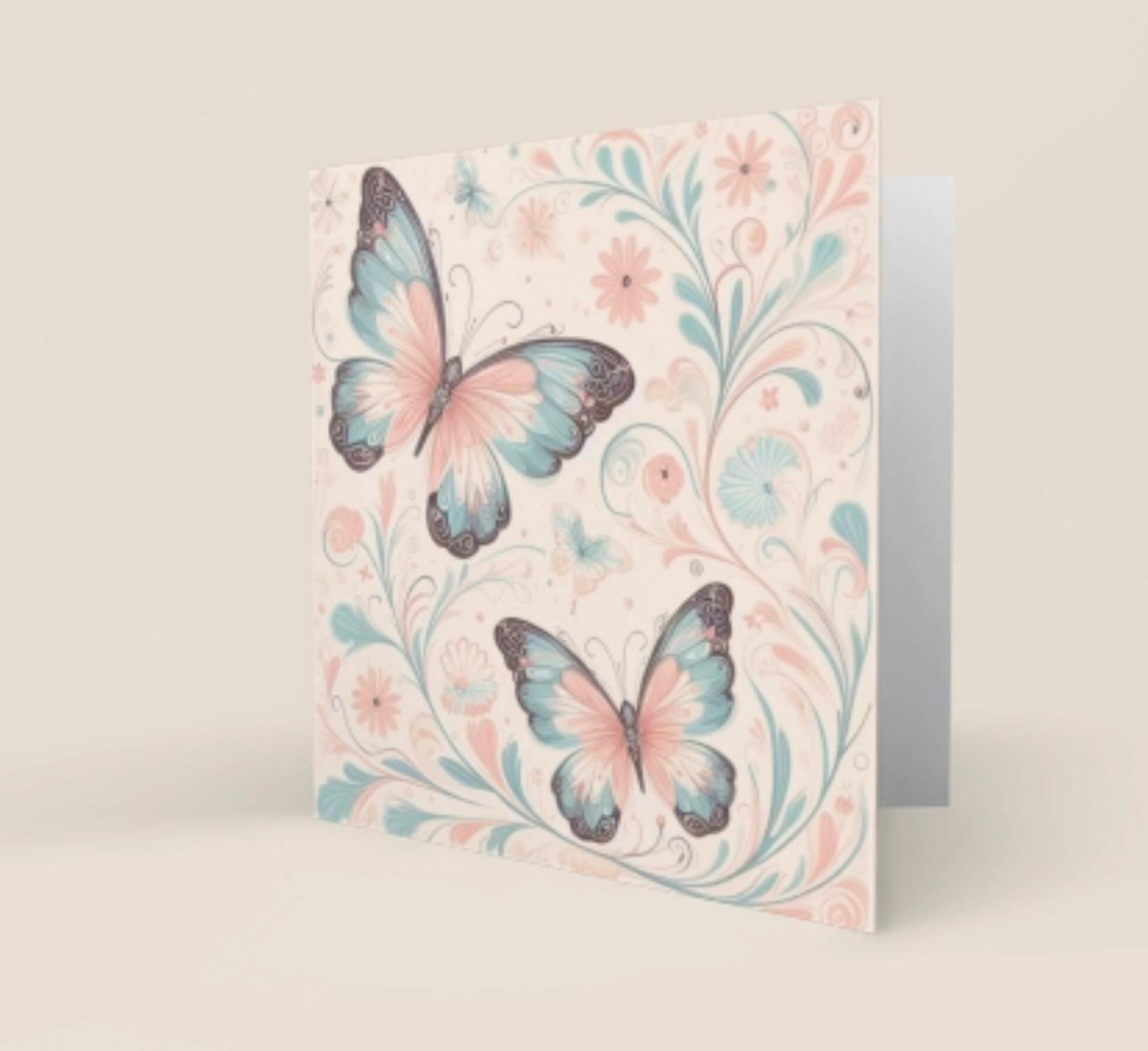 Butterfly Greeting Cards, Birthday, Invitations, Thank You Cards