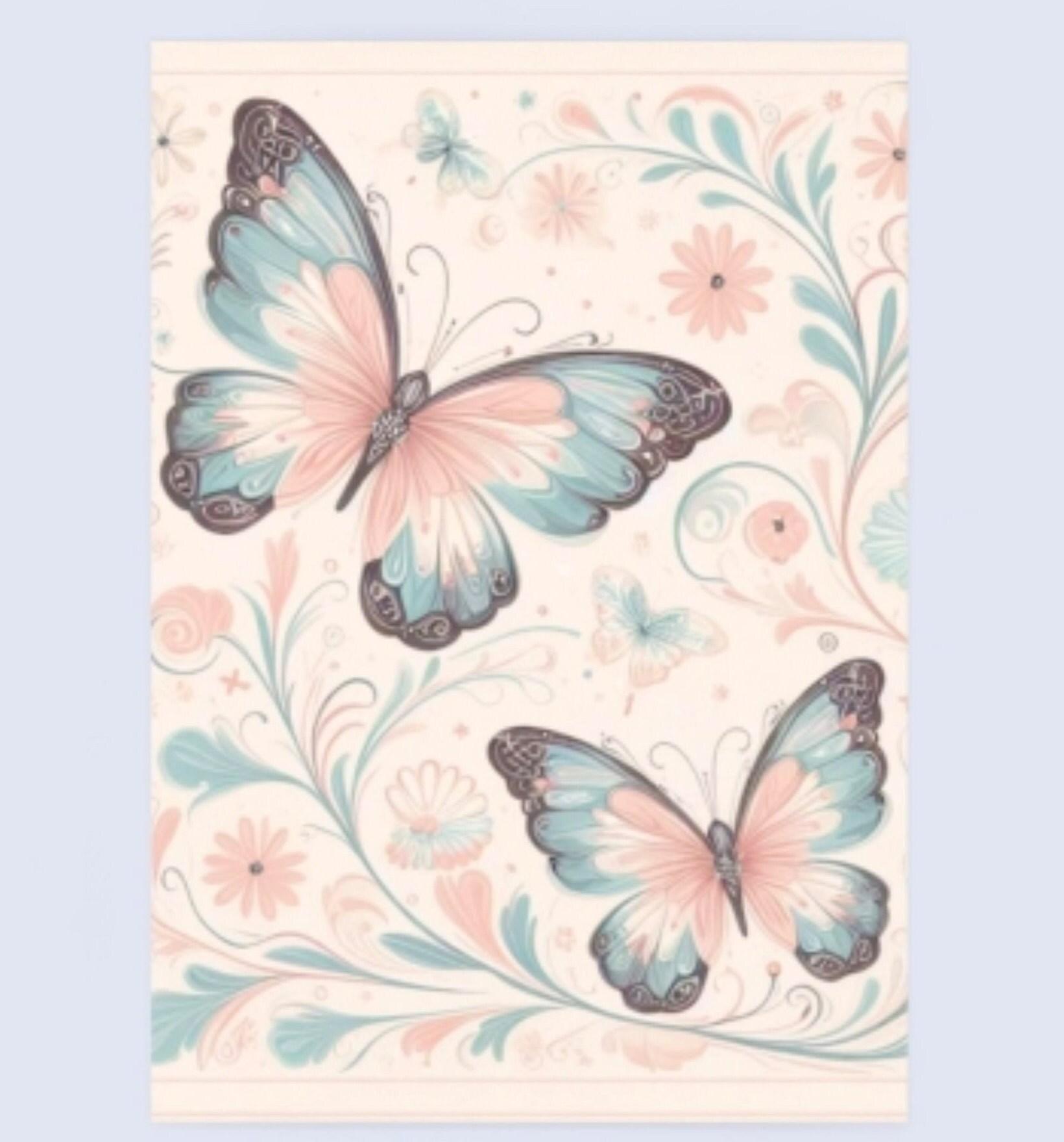 Butterfly Greeting Cards, Birthday, Invitations, Thank You Cards