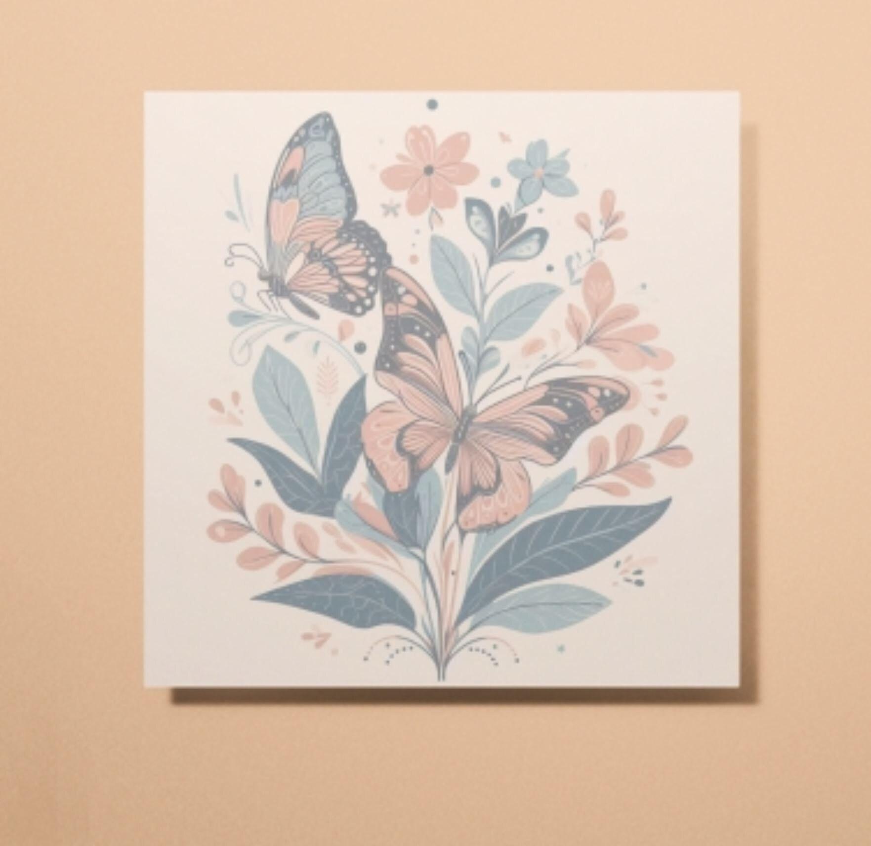 Butterfly Greeting Cards, Birthday, Invitations, Thank You Cards