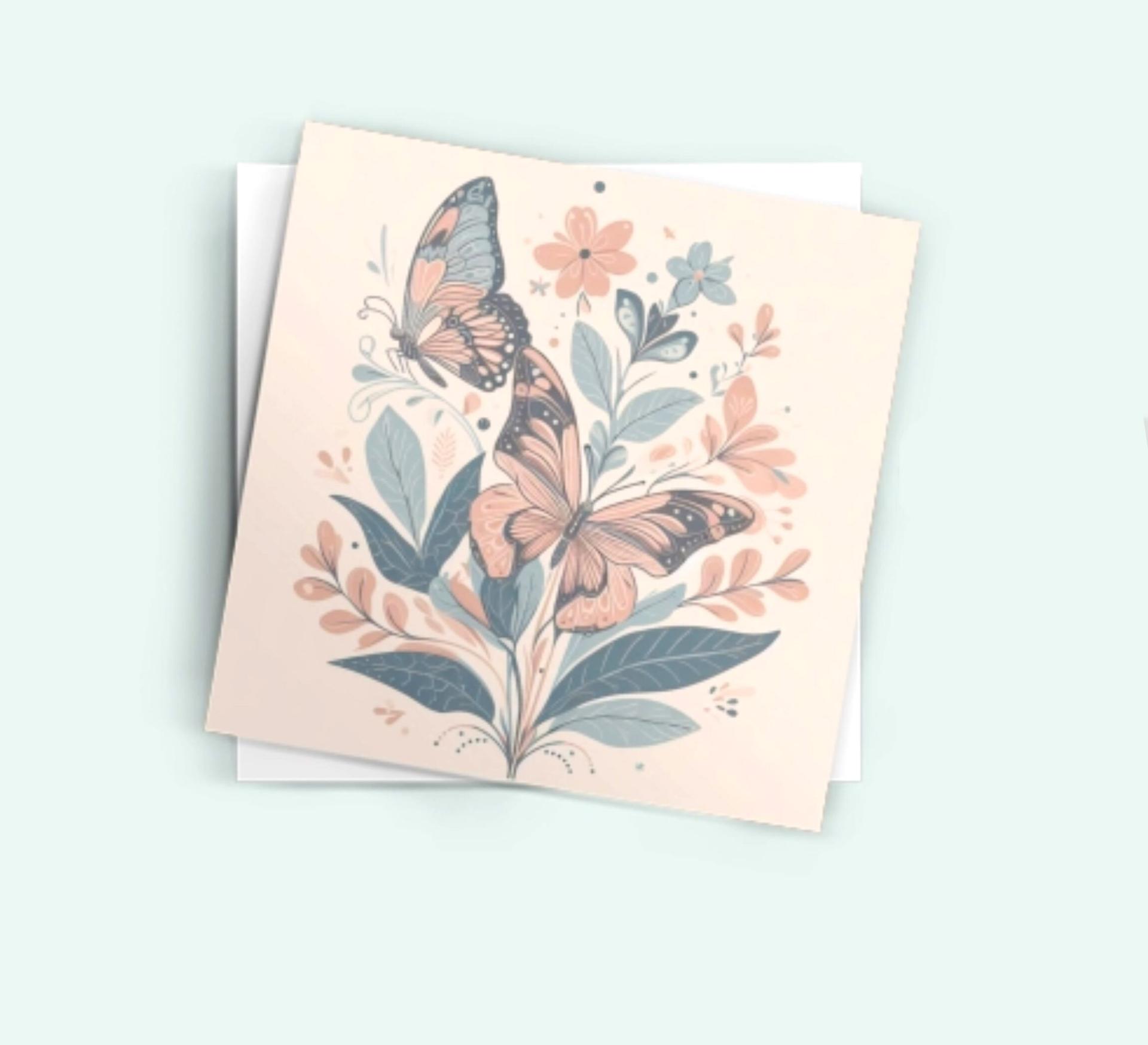 Butterfly Greeting Cards, Birthday, Invitations, Thank You Cards