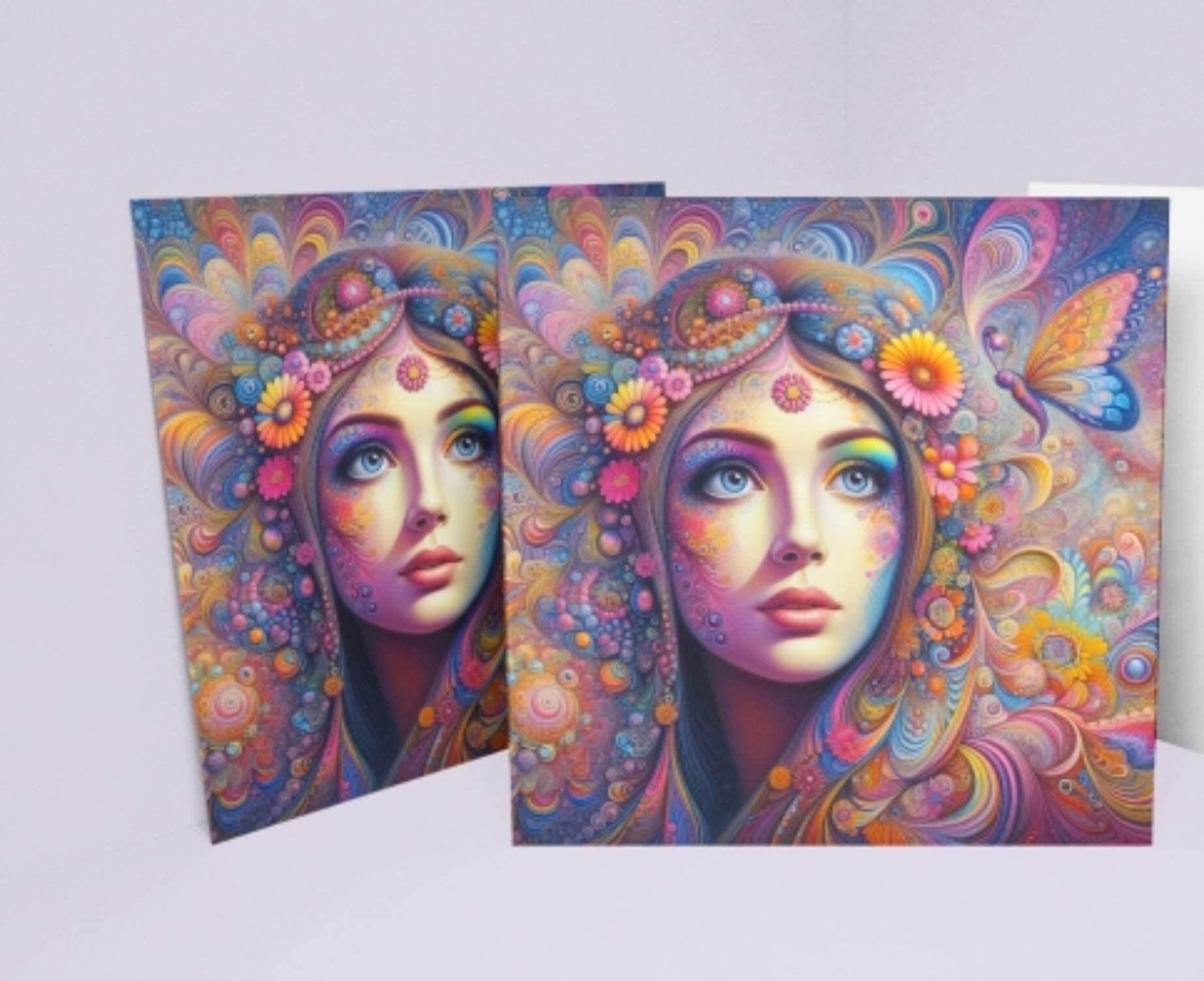 Greeting Cards, Large Note Card, Invites, Birthday, Gift Card