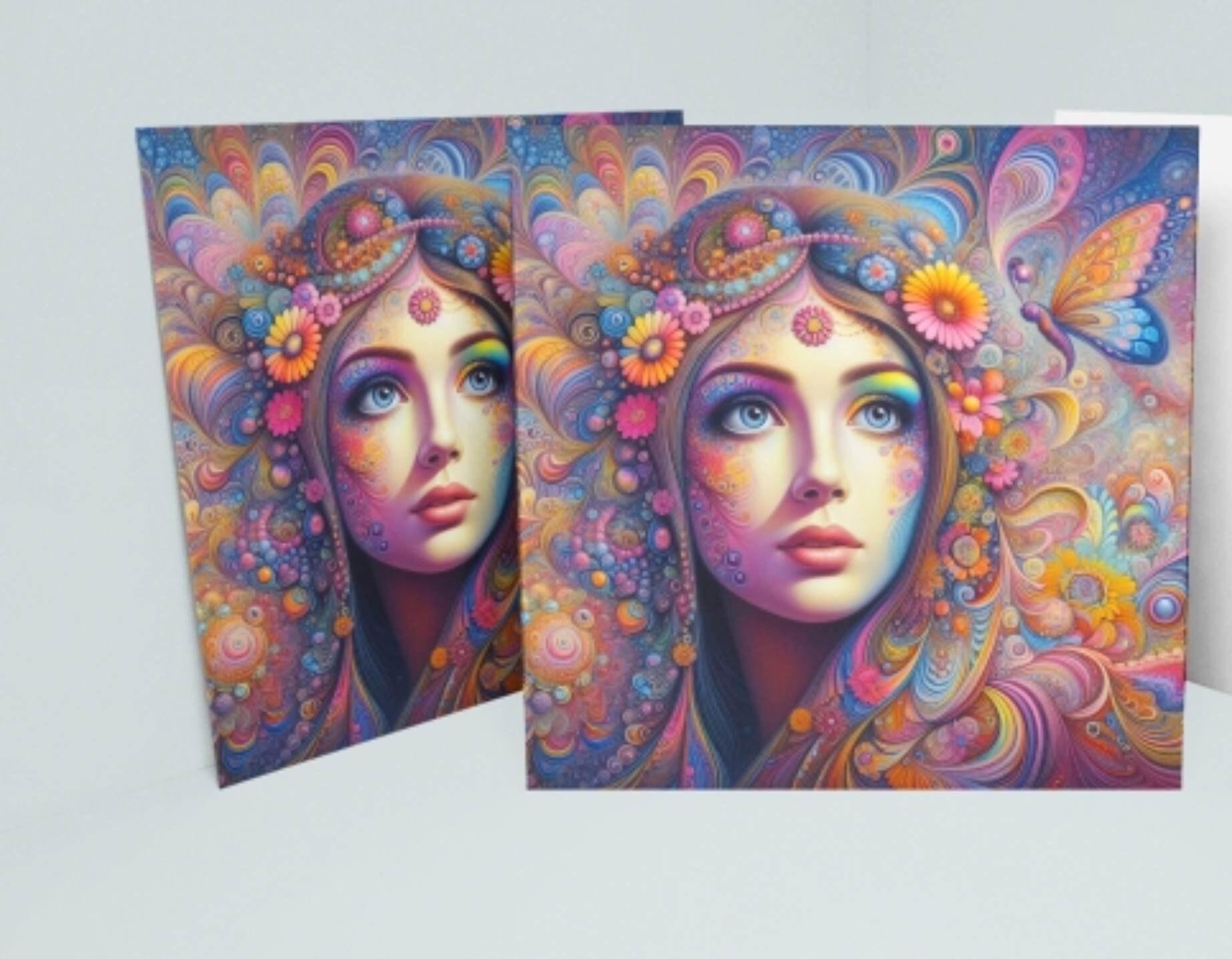 Greeting Cards, Large Note Card, Invites, Birthday, Gift Card