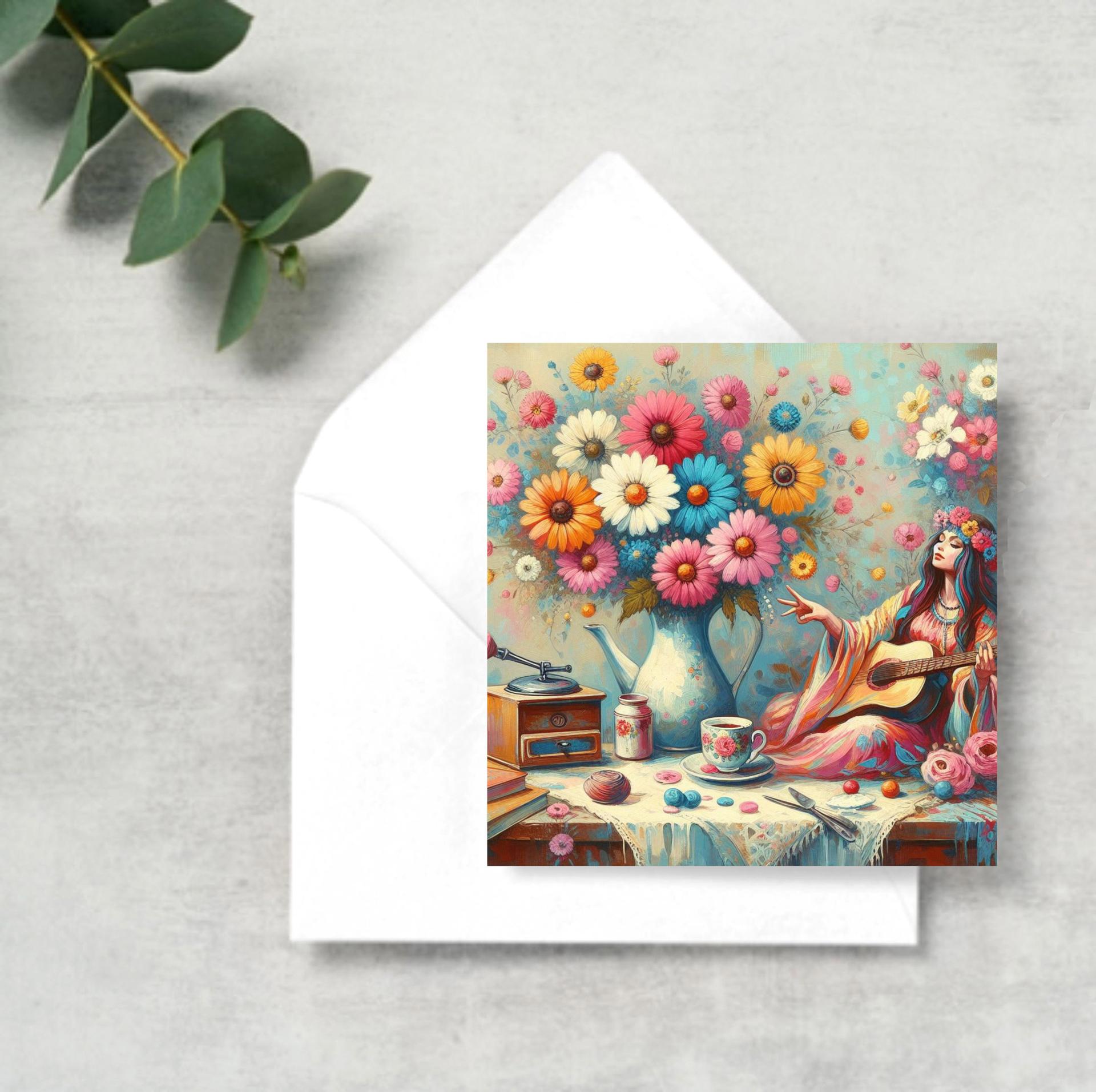 Greeting Cards, Large Note Card, Invites, Birthday, Gift Card