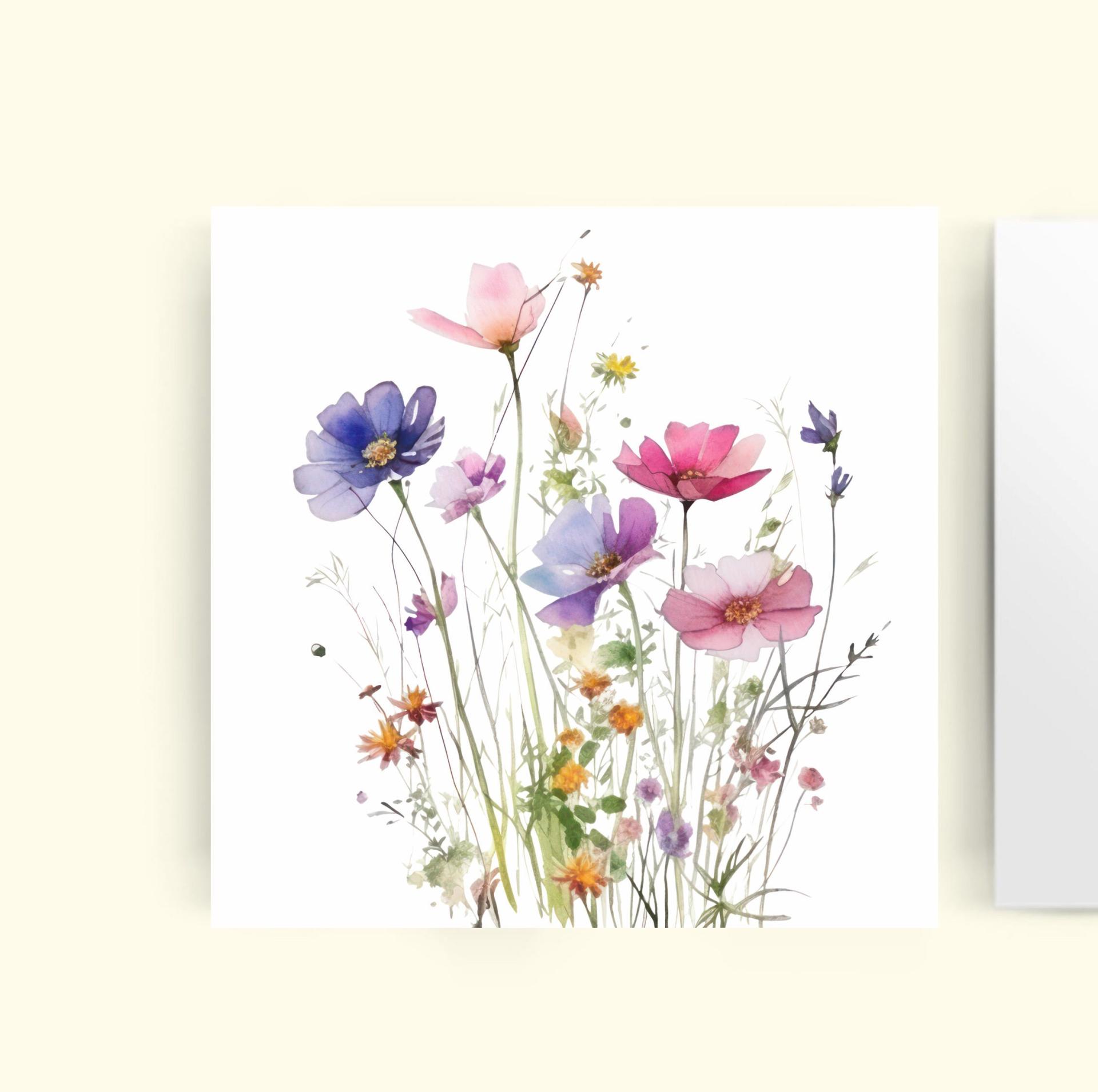 Wildflowers - Single Card or Bulk 10 Pack of Gift Cards