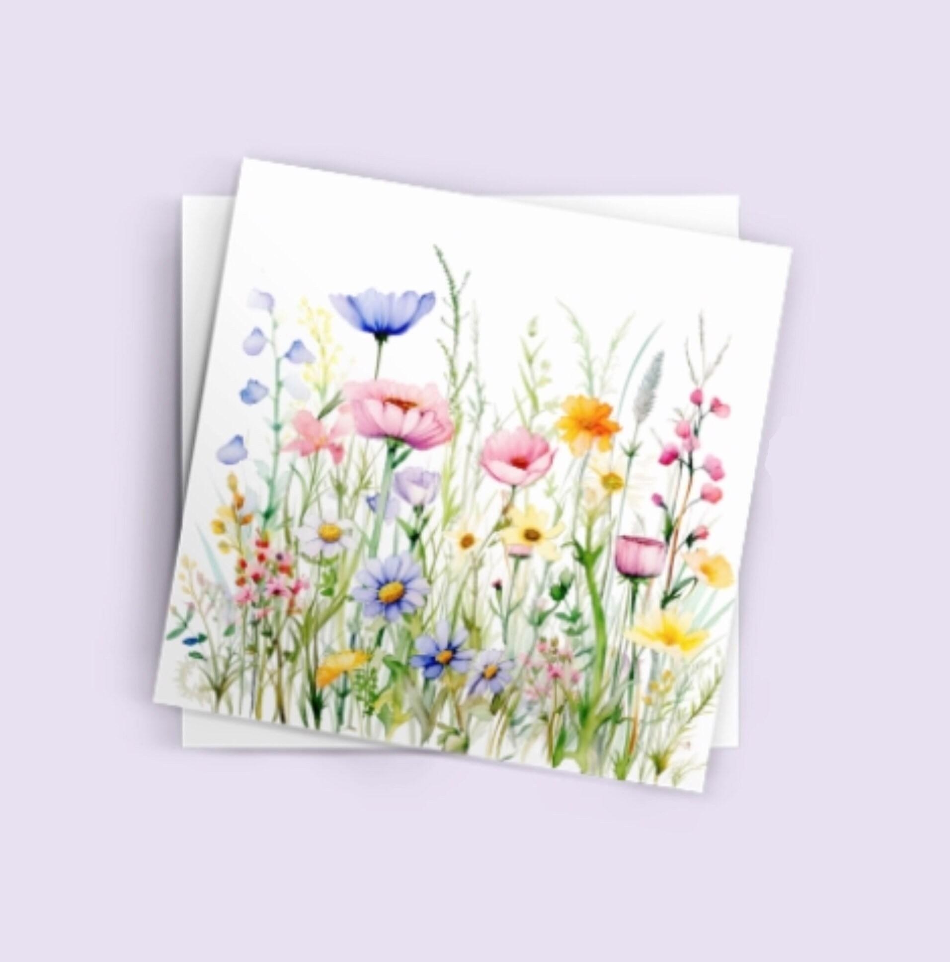 Wildflowers - Single Card or Bulk 10 Pack of Gift Cards