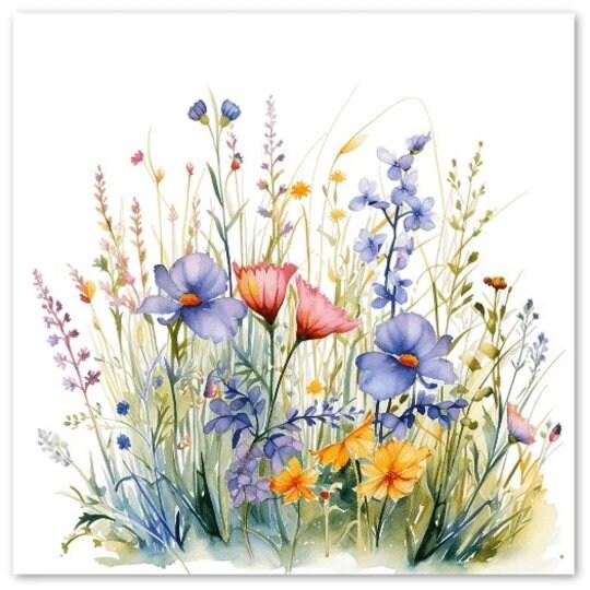 Wildflowers - Single Card or Bulk 10 Pack of Gift Cards