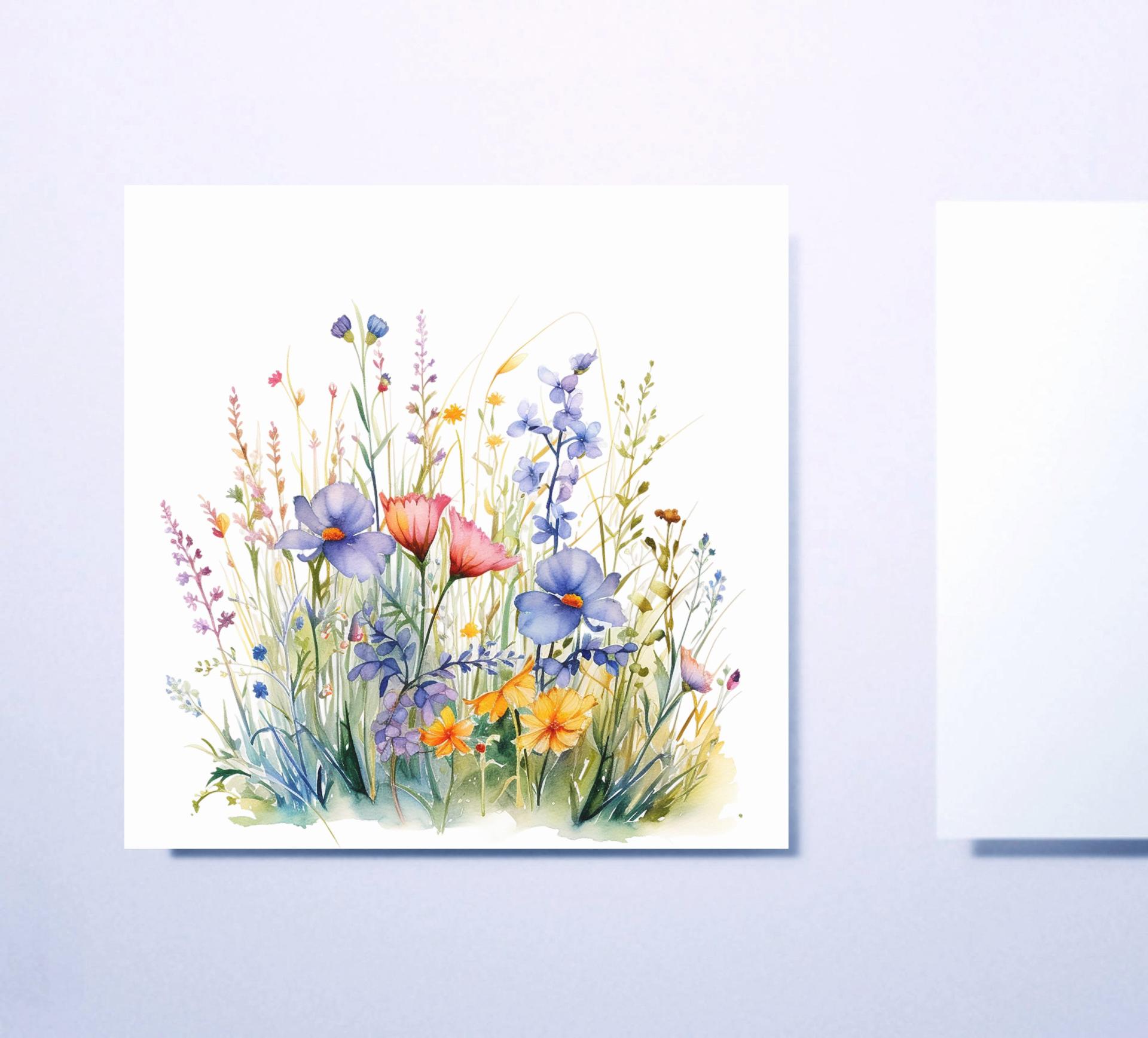 Wildflowers - Single Card or Bulk 10 Pack of Gift Cards