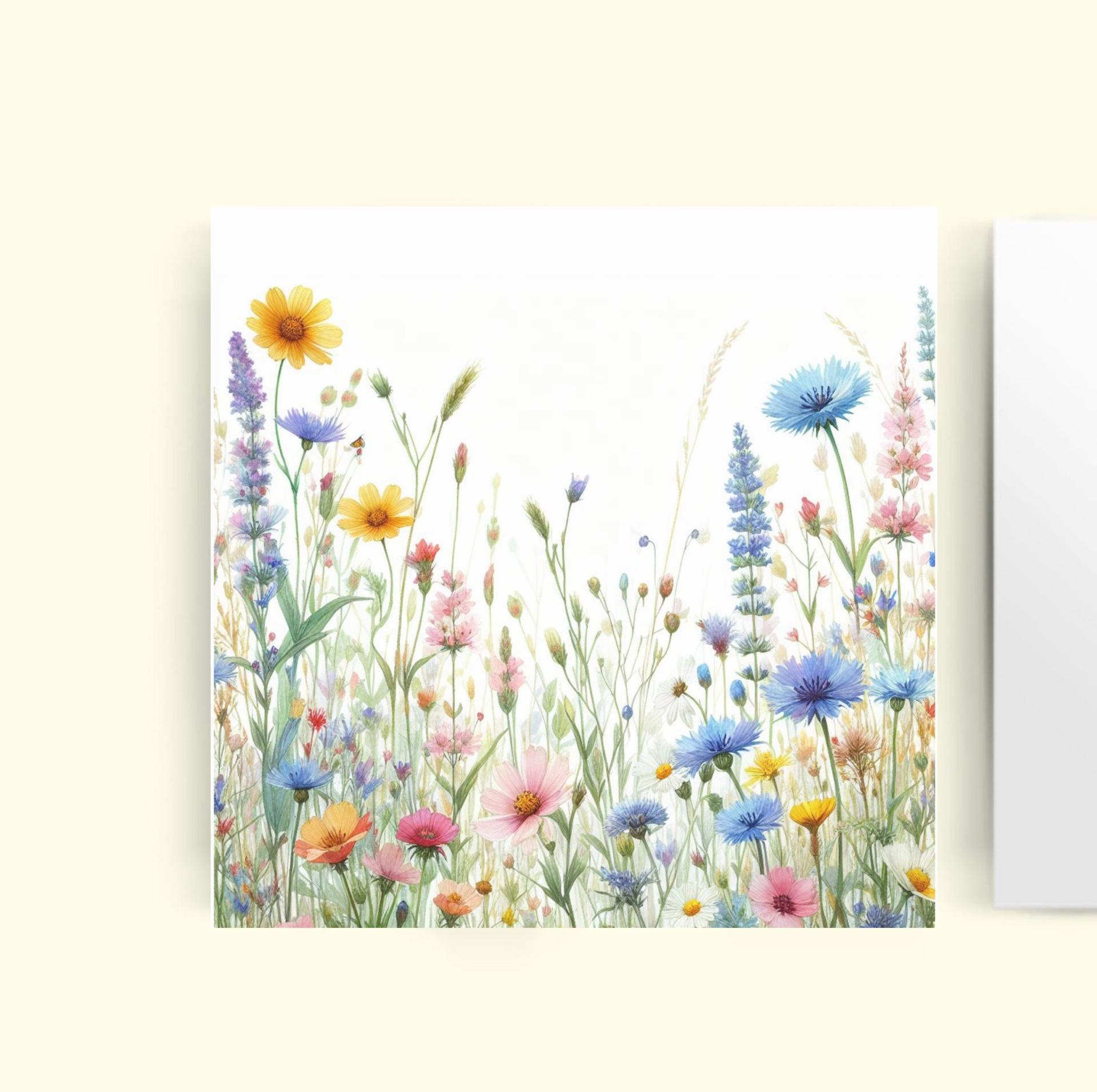 Wildflowers - Single Card or Bulk 10 Pack of Gift Cards