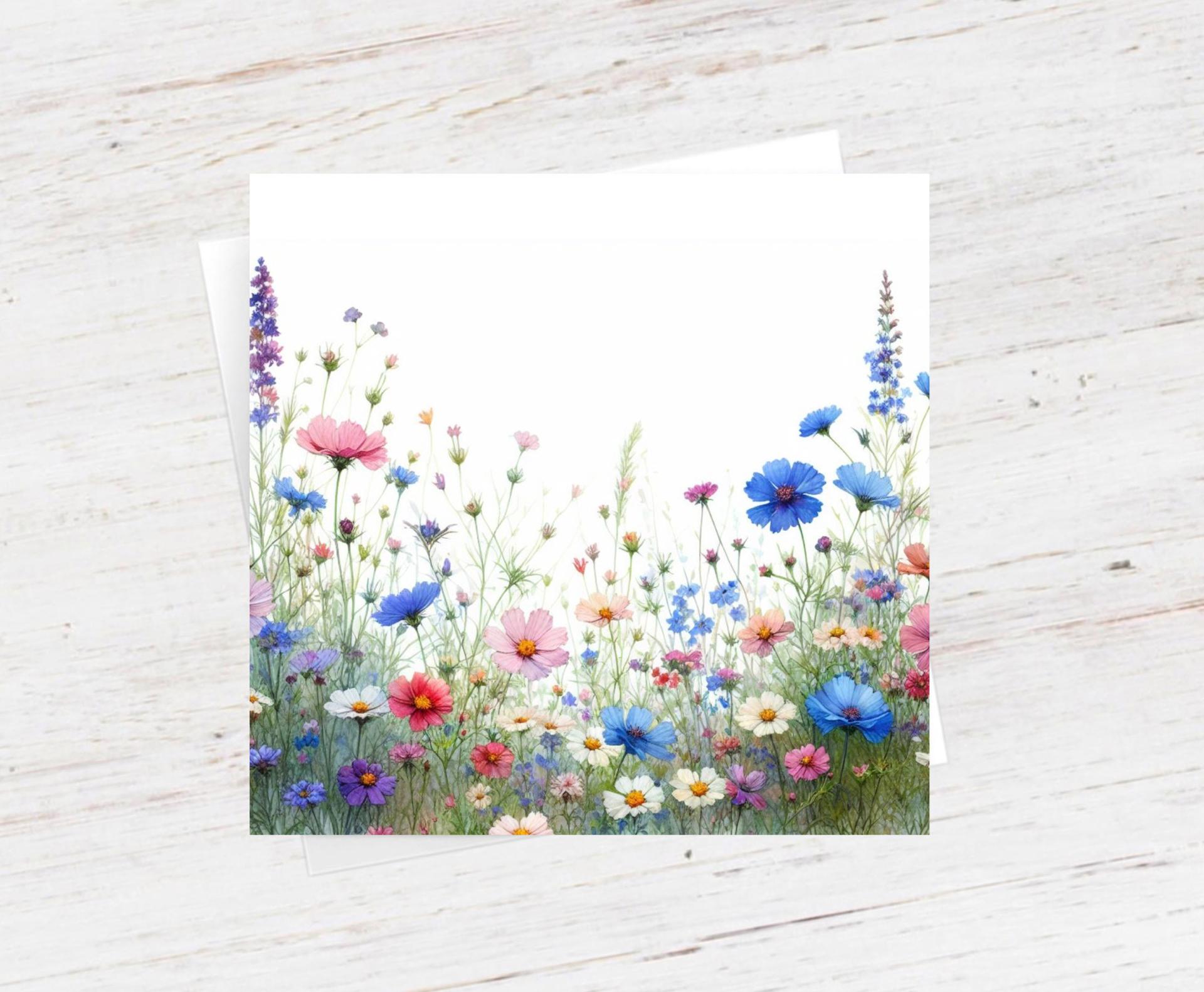 Wildflowers - Single Card or Bulk 10 Pack of Gift Cards