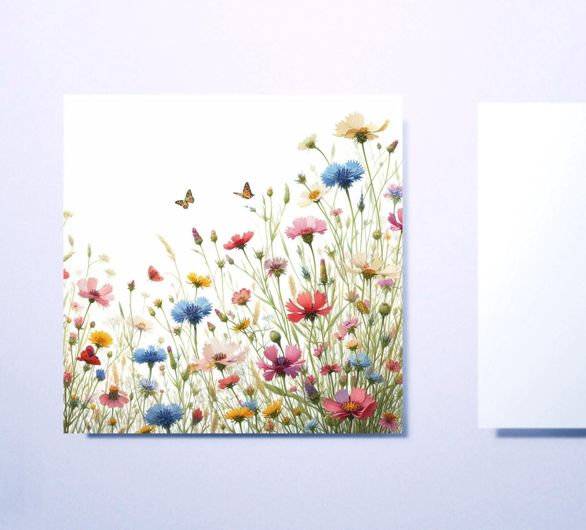 Wildflowers - Single Card or Bulk 10 Pack of Gift Cards