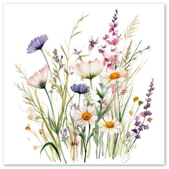 Wildflowers - Single Card or Bulk 10 Pack of Gift Cards