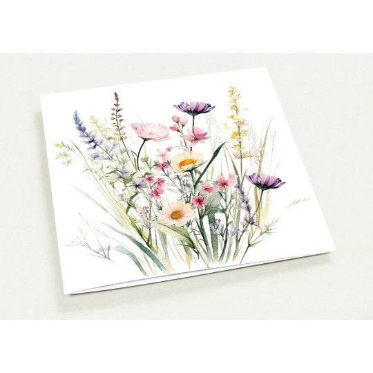 Wildflowers - Single Card or Bulk 10 Pack of Gift Cards