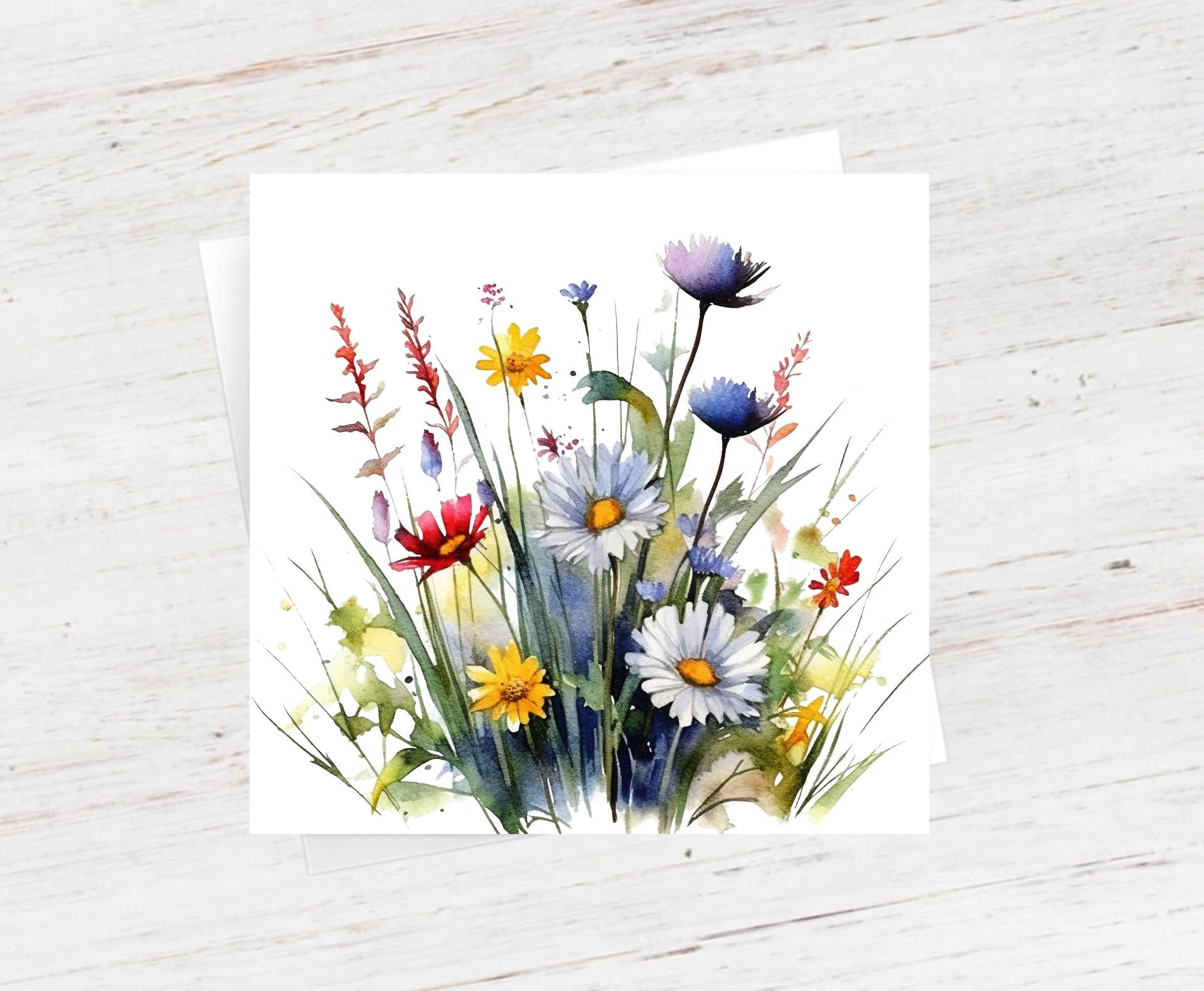 Wildflowers - Single Card or Bulk 10 Pack of Gift Cards