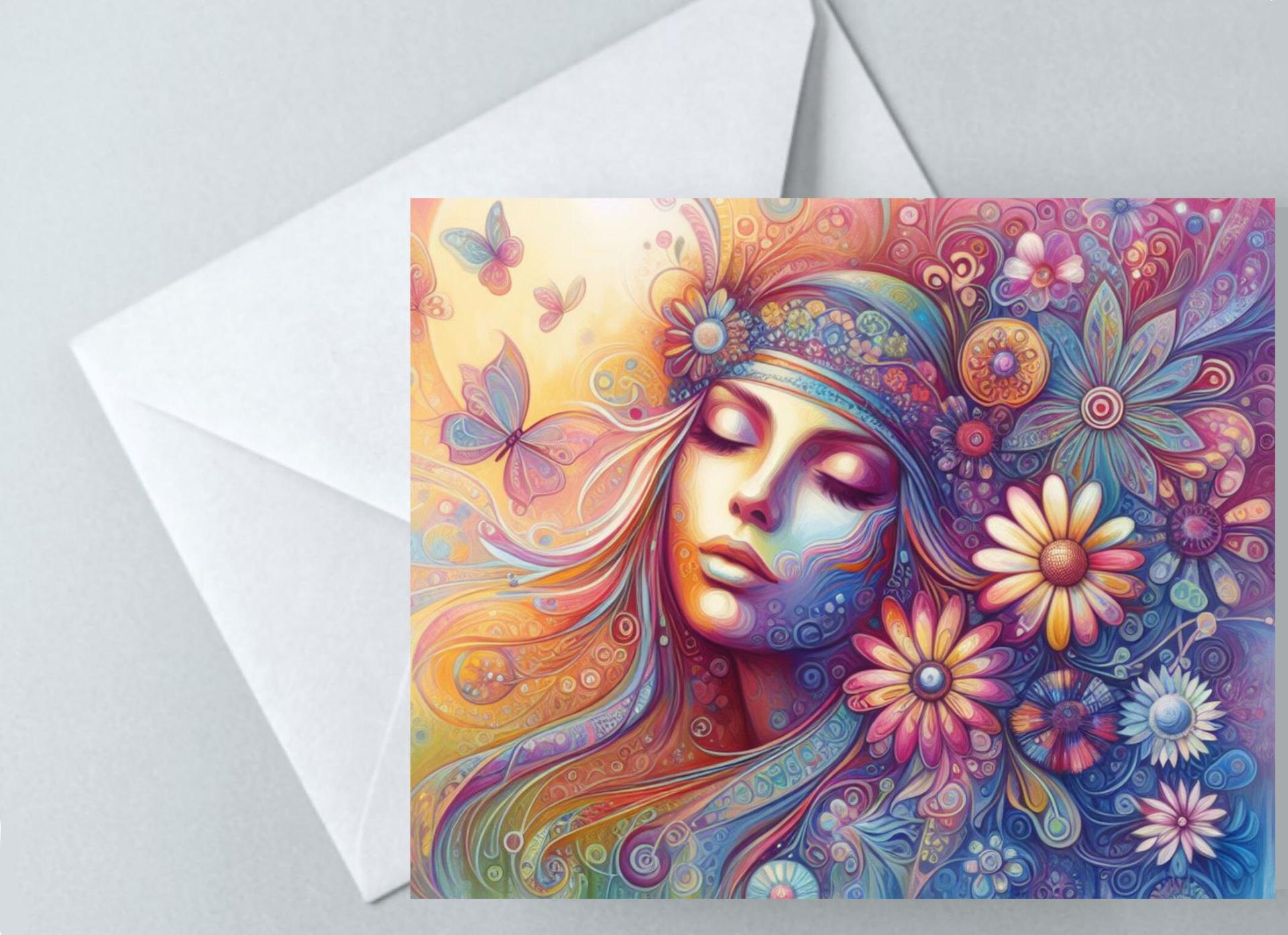 Greeting Cards, Large Note Card, Invites, Birthday, Gift Card