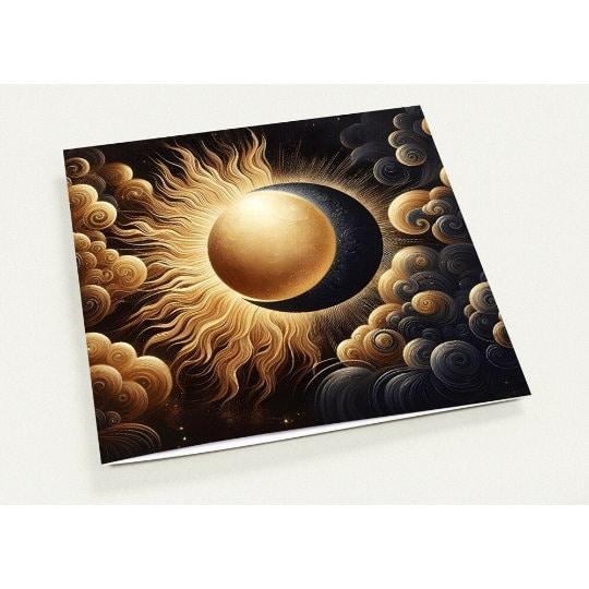 Sun and Moon - Greeting Cards