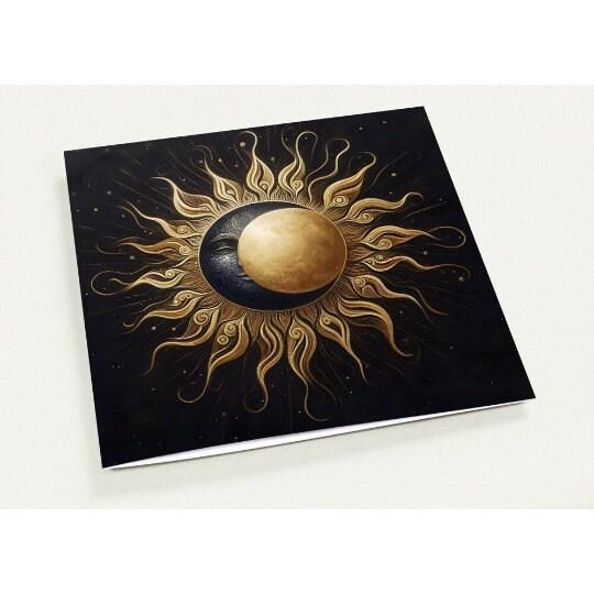 Sun and Moon - Greeting Cards