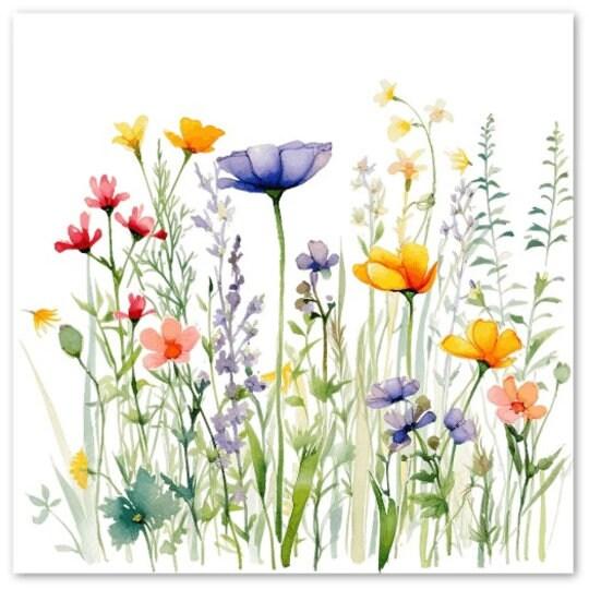 Wildflowers - Single Card or Bulk 10 Pack of Gift Cards