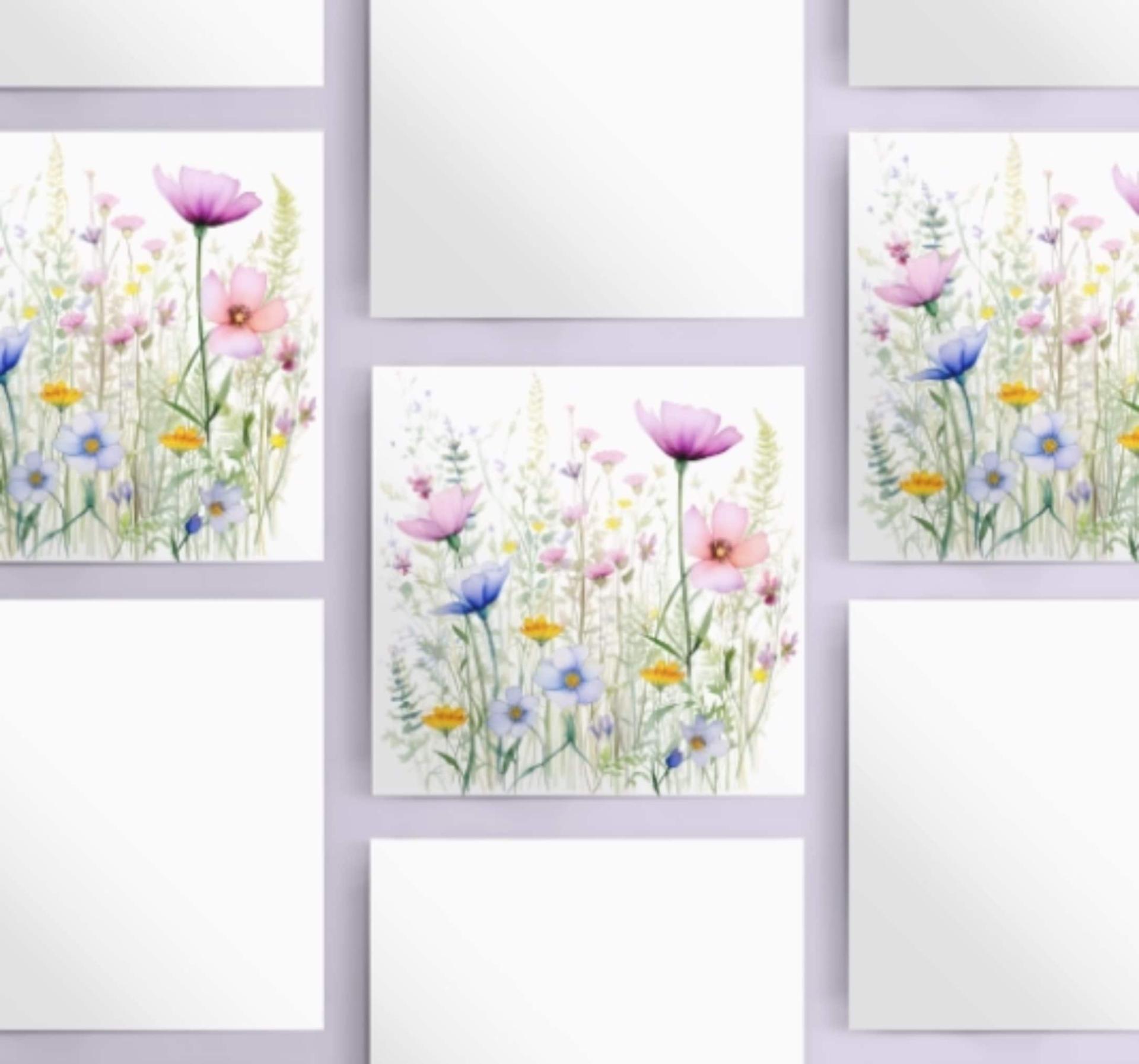 Wildflowers - Single Card or Bulk 10 Pack of Gift Cards