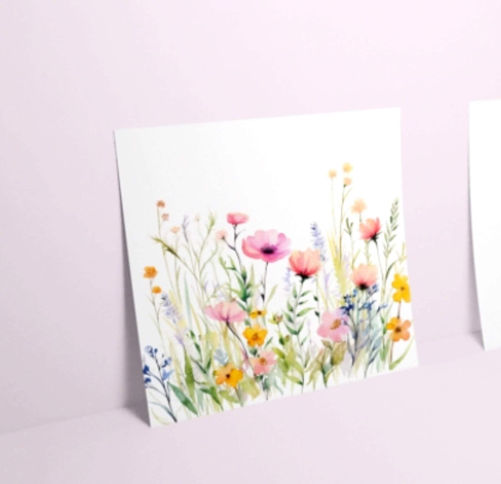 Wildflowers - Single Card or Bulk 10 Pack of Gift Cards