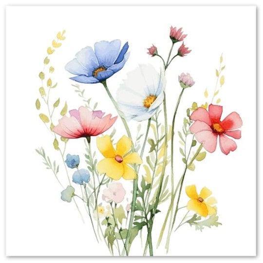 Wildflowers - Single Card or Bulk 10 Pack of Gift Cards