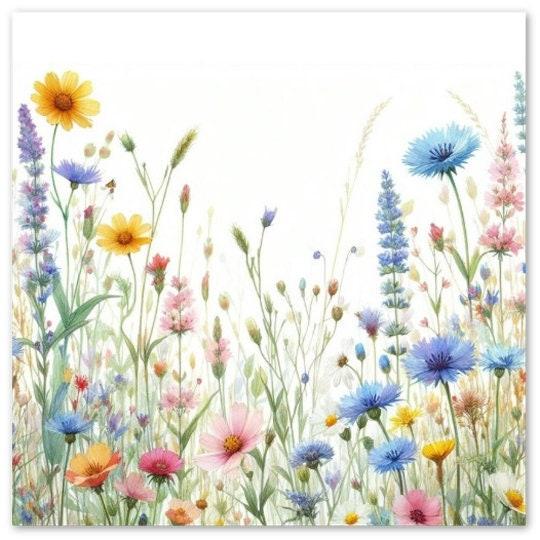 Wildflowers - Single Card or Bulk 10 Pack of Gift Cards