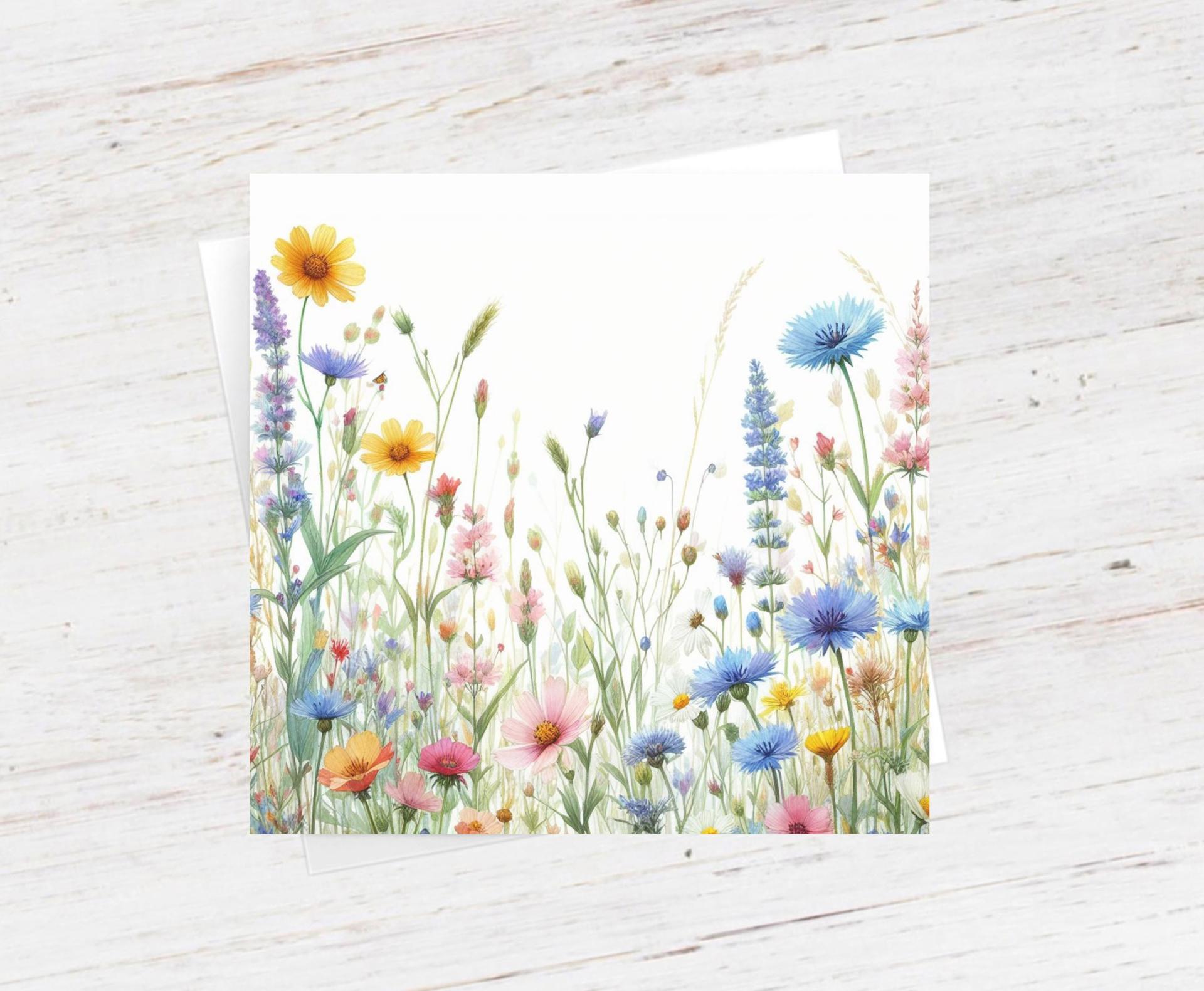 Wildflowers - Single Card or Bulk 10 Pack of Gift Cards