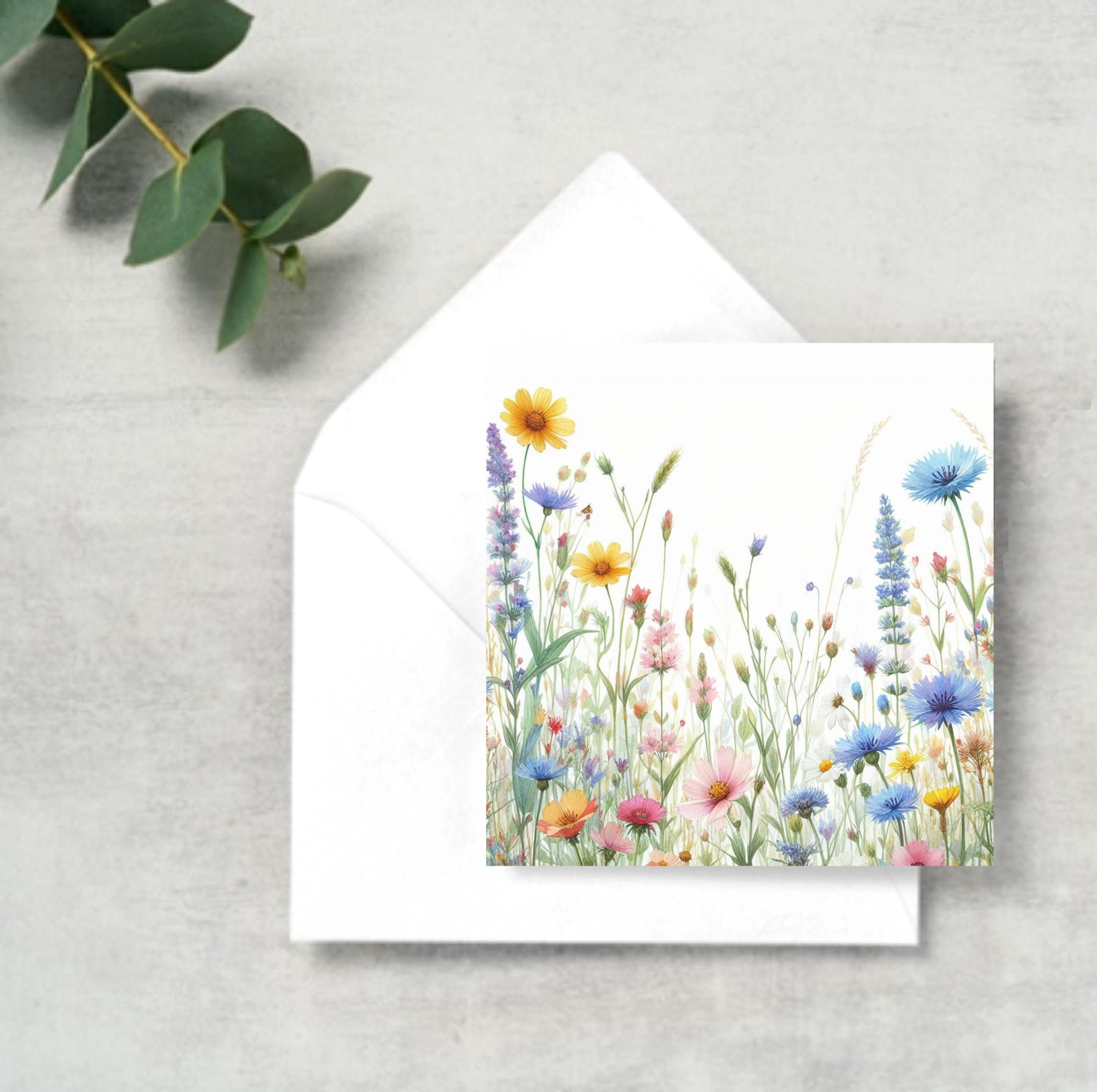 Wildflowers - Single Card or Bulk 10 Pack of Gift Cards