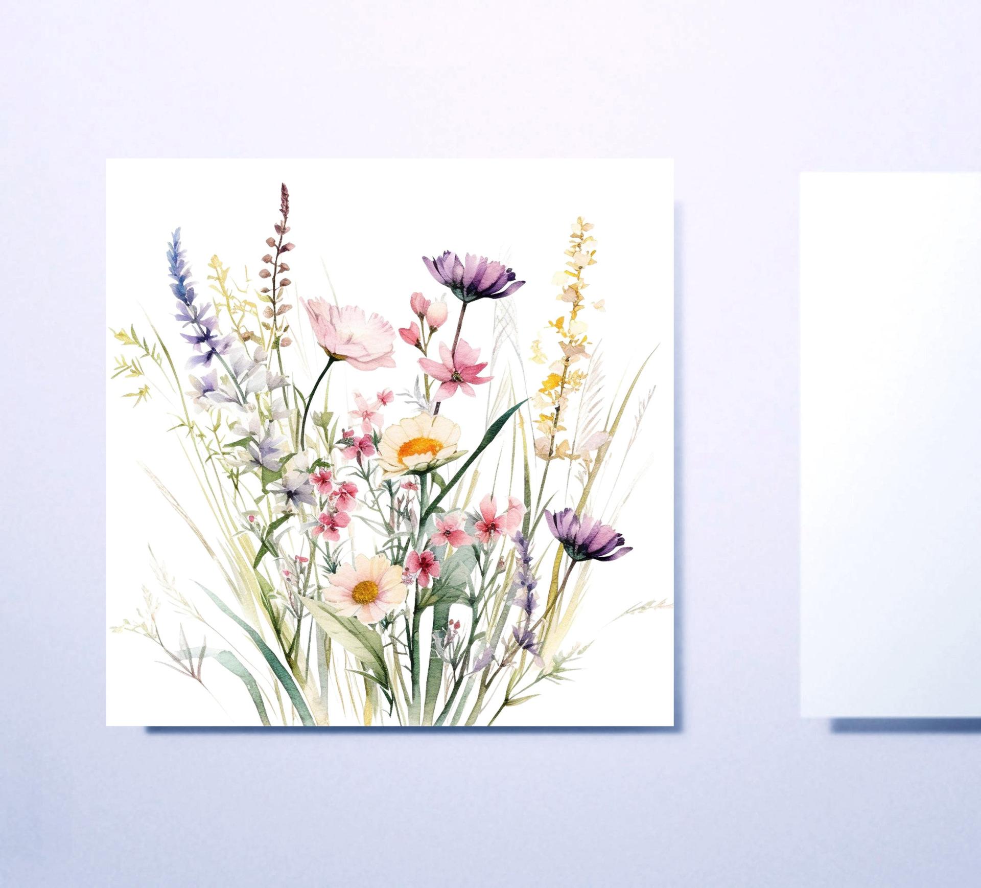 Wildflowers - Single Card or Bulk 10 Pack of Gift Cards