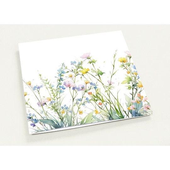 Set of Floral Gift Cards, 3 Designs, Bulk Pack of Cards