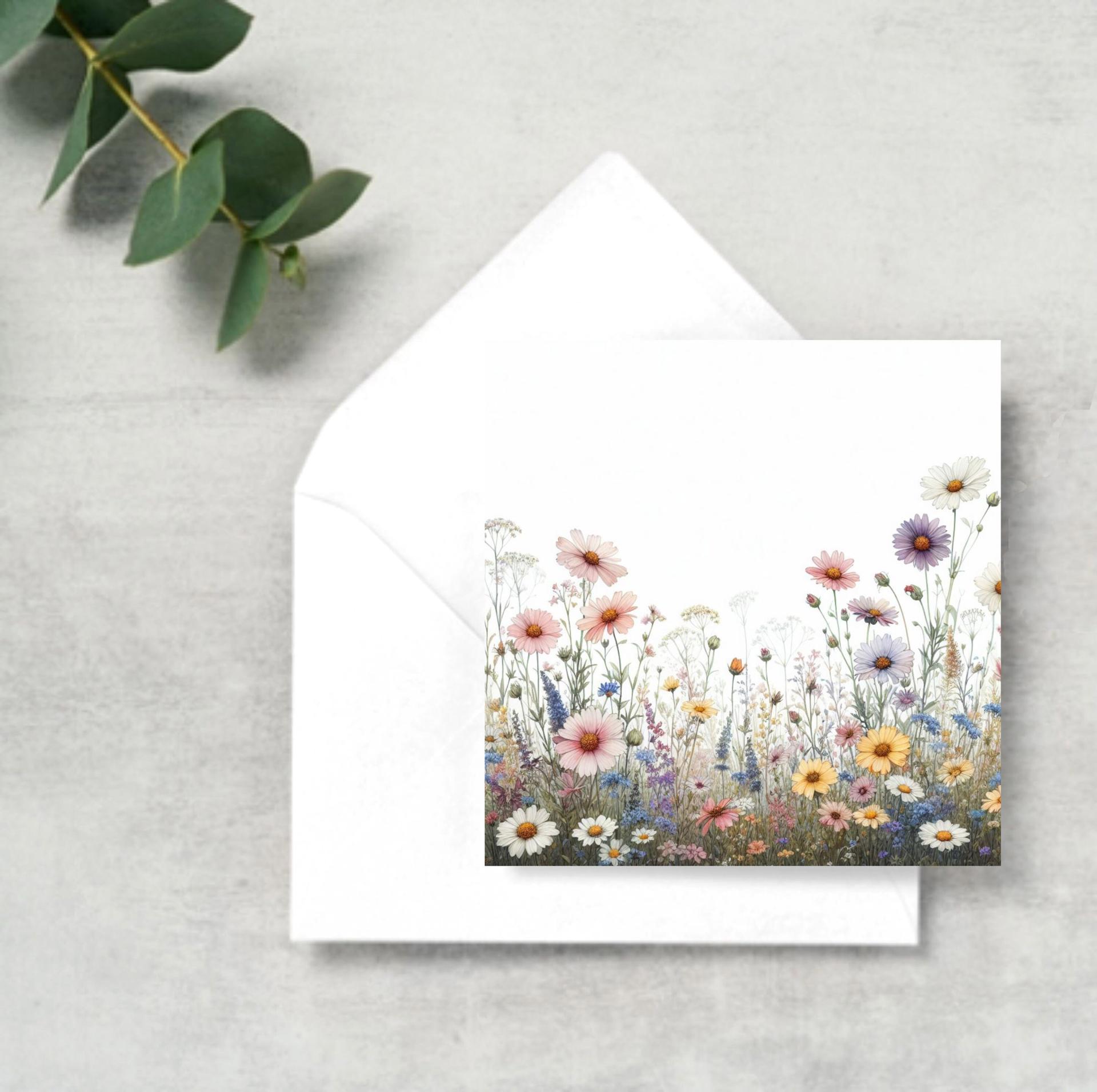 Wildflowers - Single Card or Bulk 10 Pack of Gift Cards