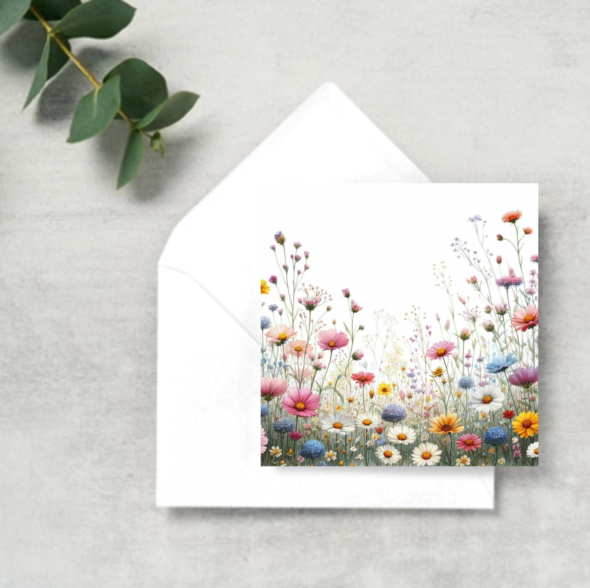 Wildflowers - Single Card or Bulk 10 Pack of Gift Cards