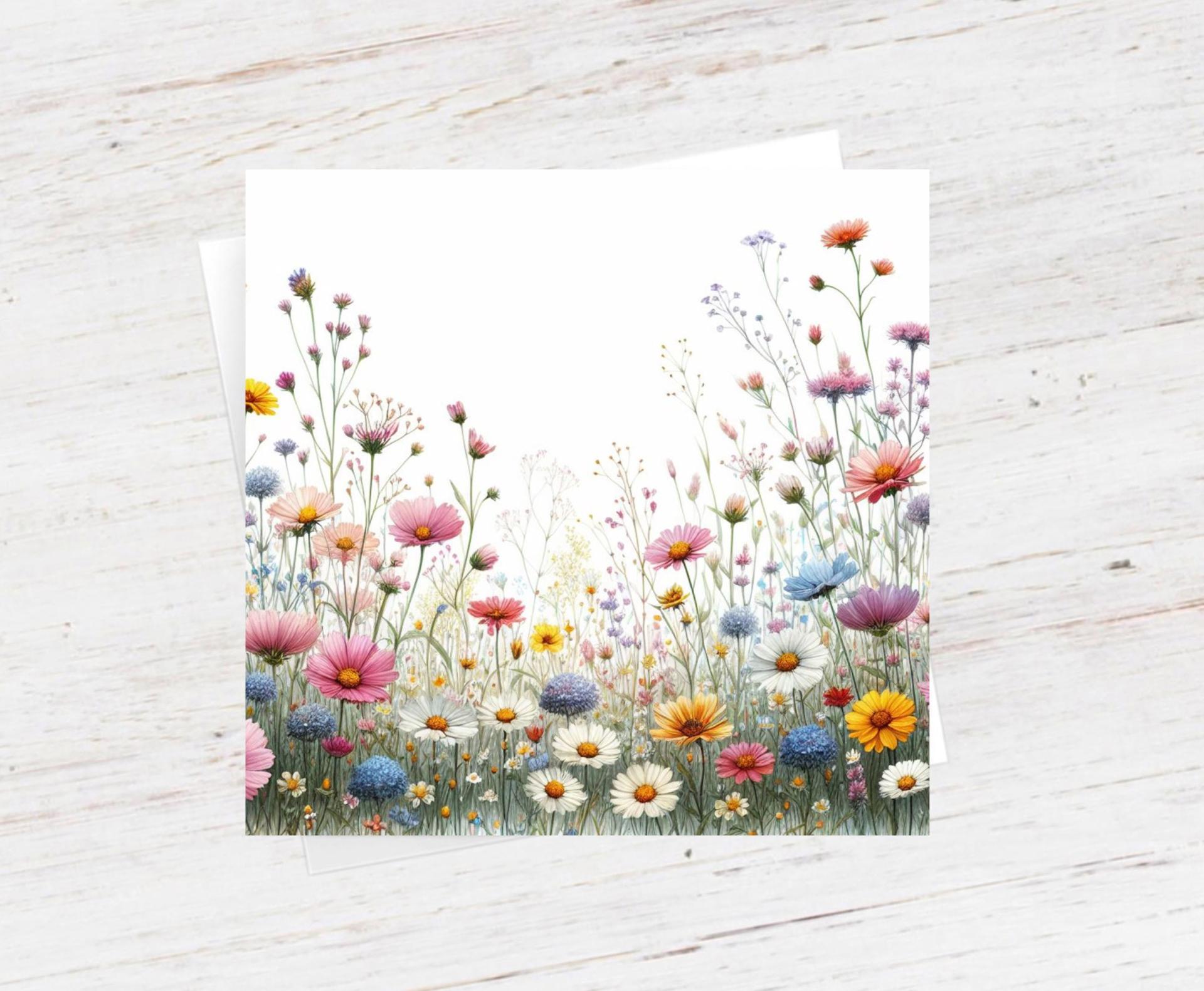 Wildflowers - Single Card or Bulk 10 Pack of Gift Cards