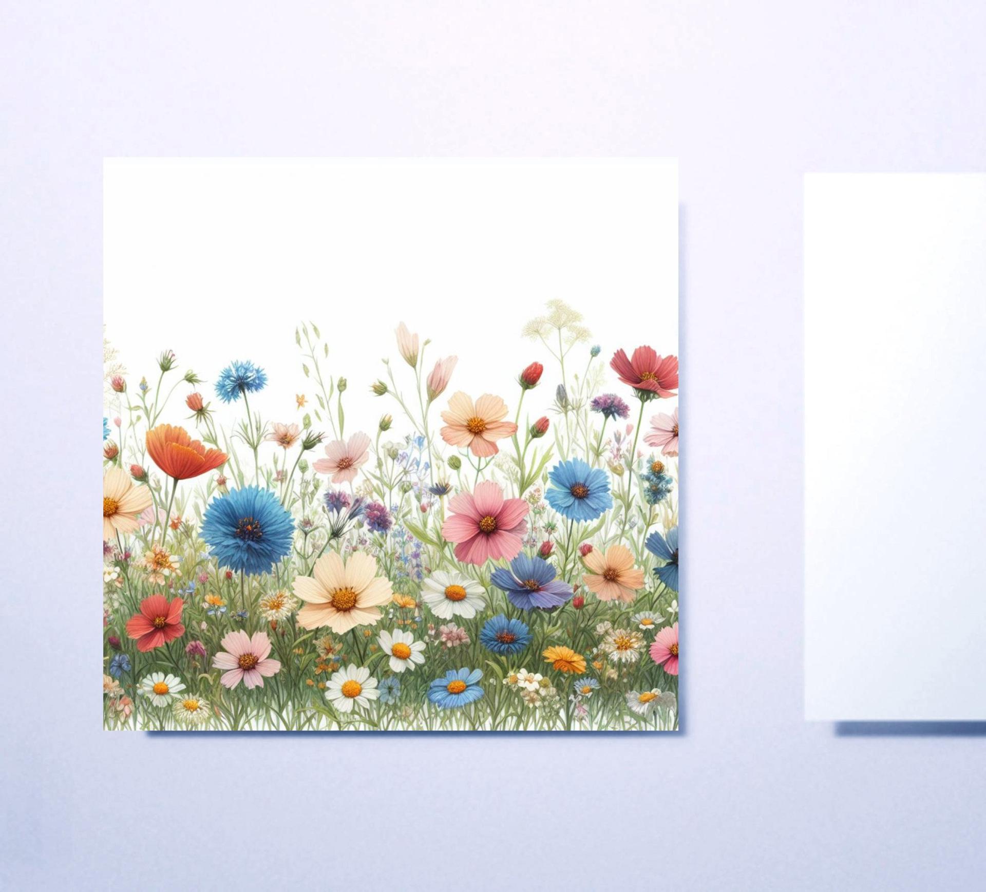 Wildflowers - Single Card or Bulk 10 Pack of Gift Cards