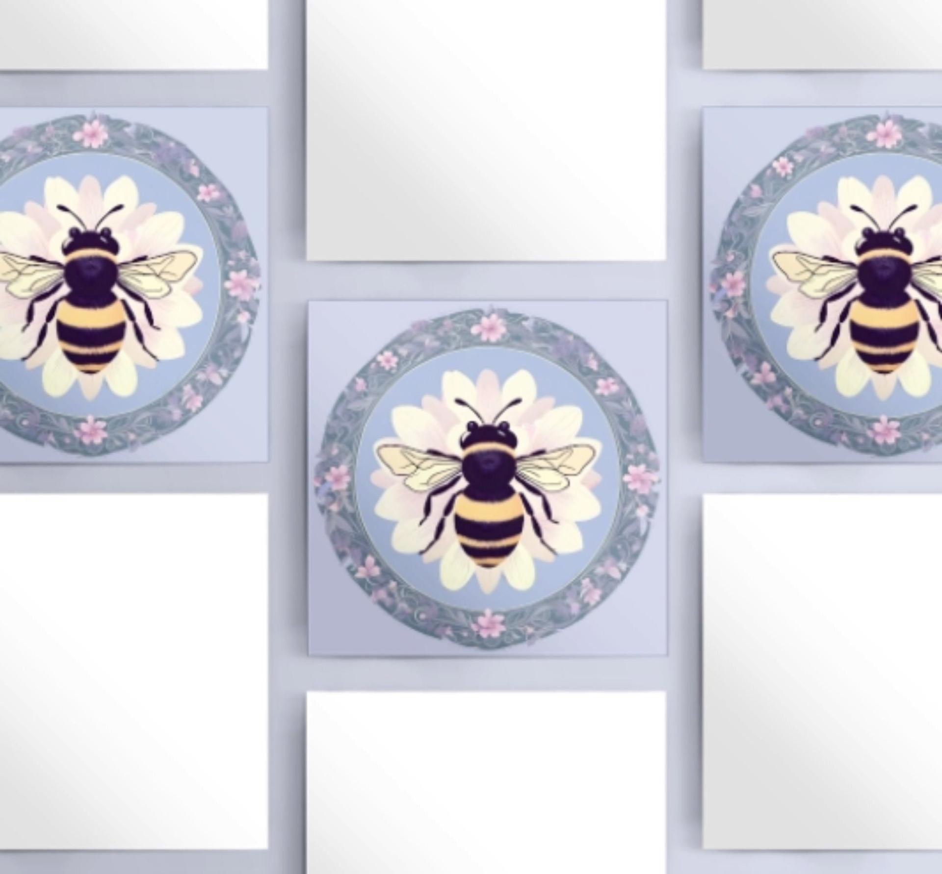 Bumble Bee Cards, Large Note Card, Invites, Birthday, Money Card