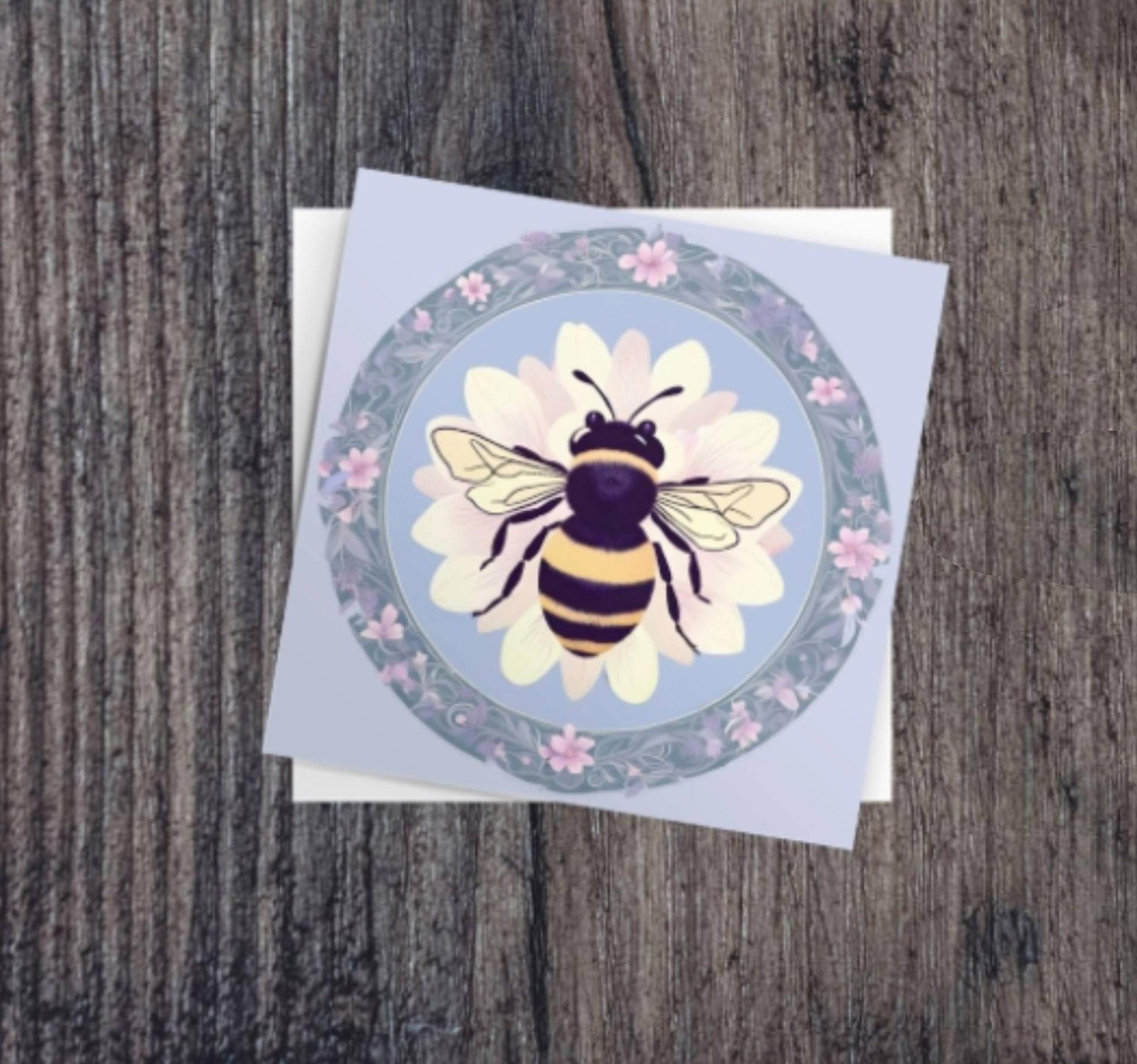 Bumble Bee Cards, Large Note Card, Invites, Birthday, Money Card