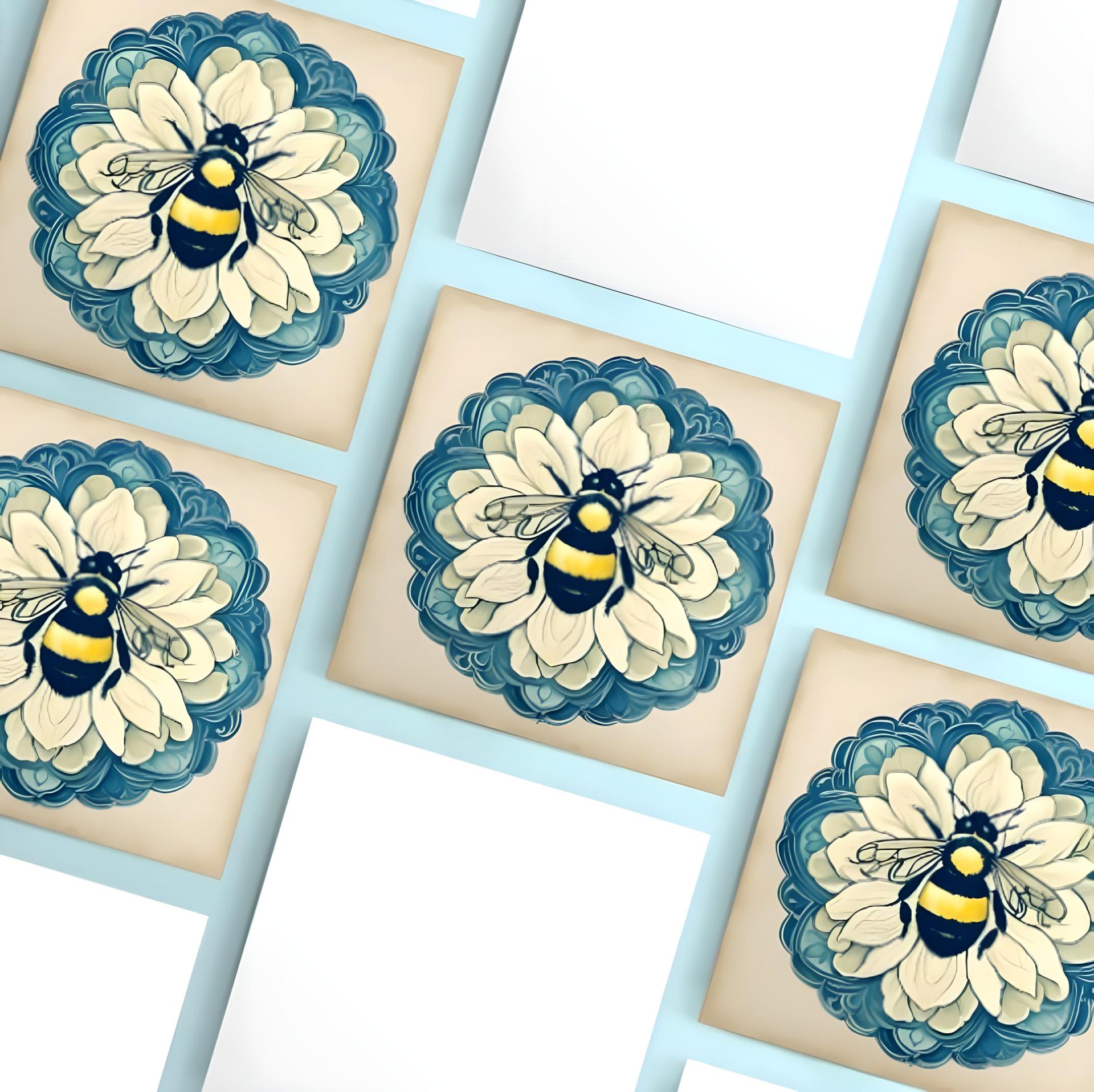 Bumble Bee Cards, Large Note Card, Invites, Birthday, Money Card