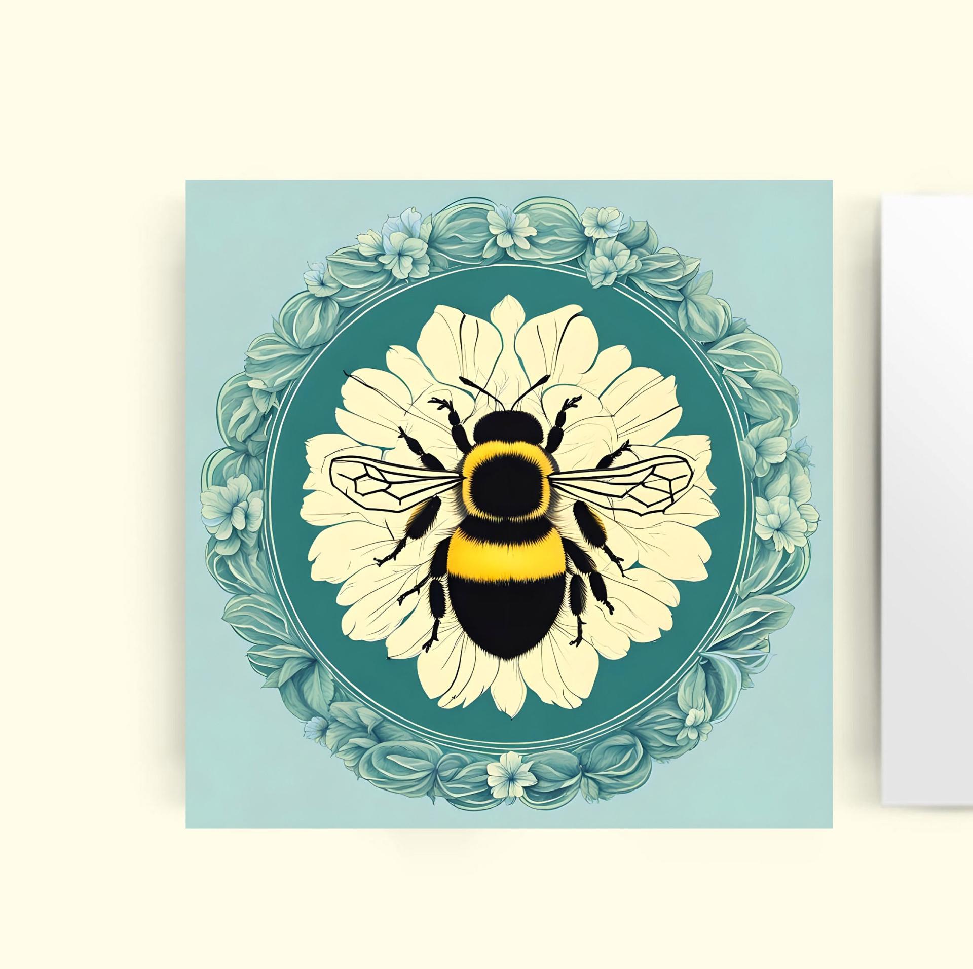 Bumble Bee Cards, Large Note Card, Invites, Birthday, Money Card