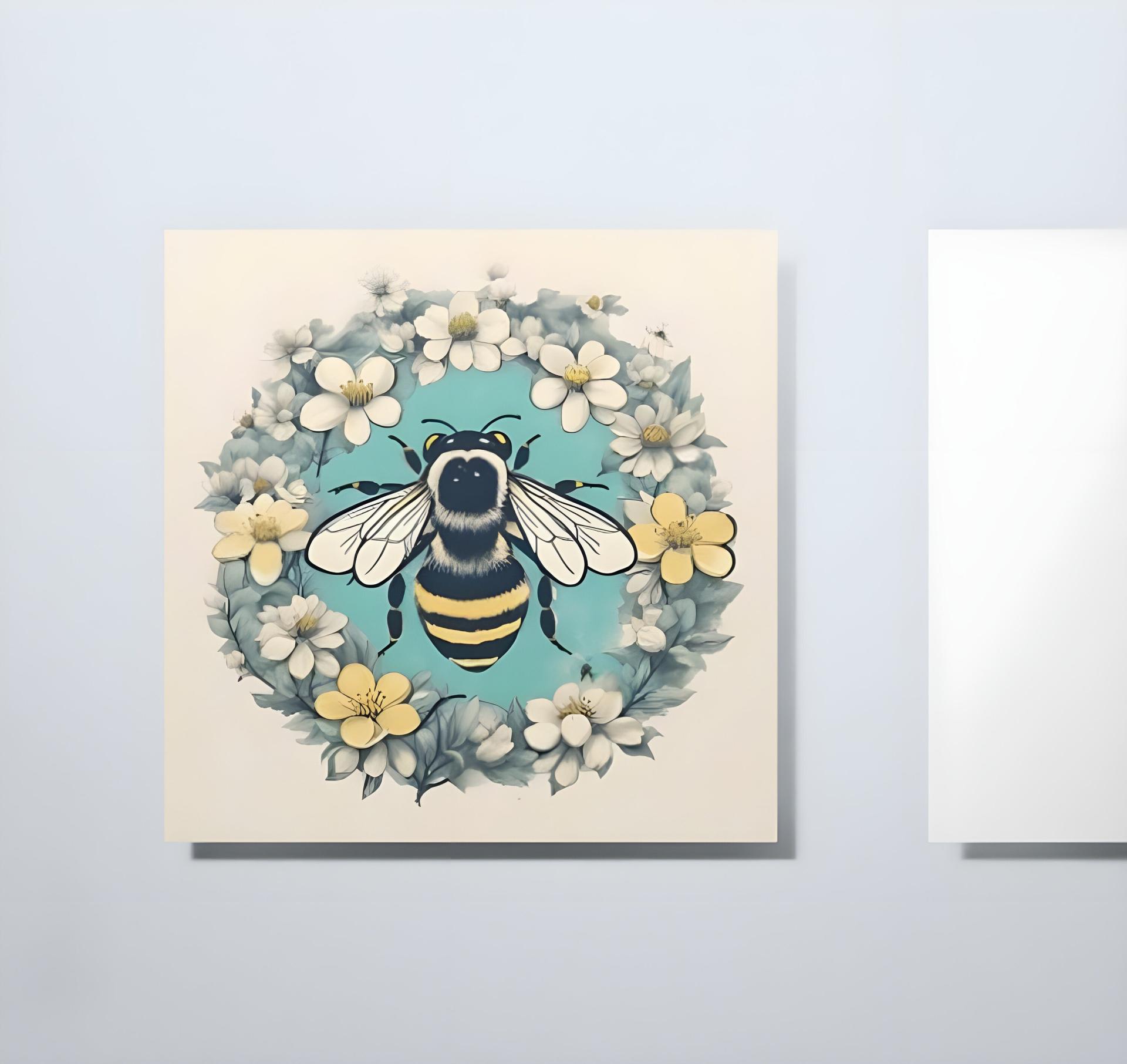 Bumble Bee Cards, Large Note Card, Invites, Birthday, Money Card