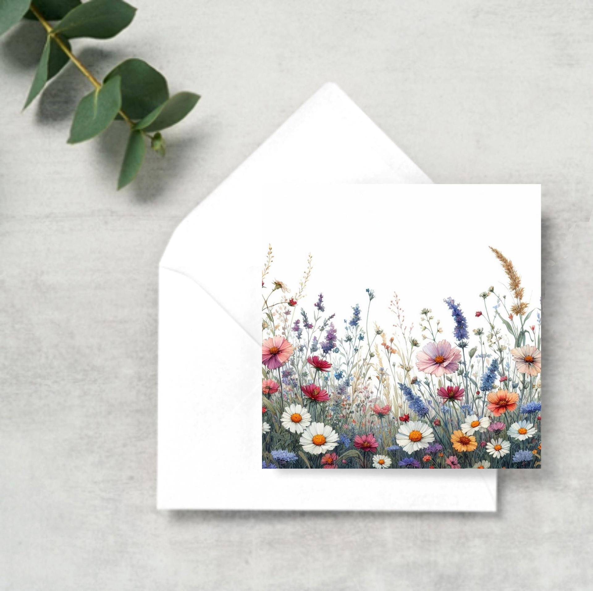 Wildflowers - Single Card or Bulk 10 Pack of Gift Cards