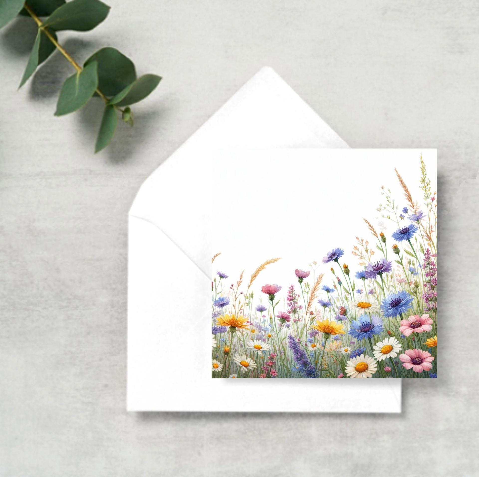 Wildflowers - Single Card or Bulk 10 Pack of Gift Cards