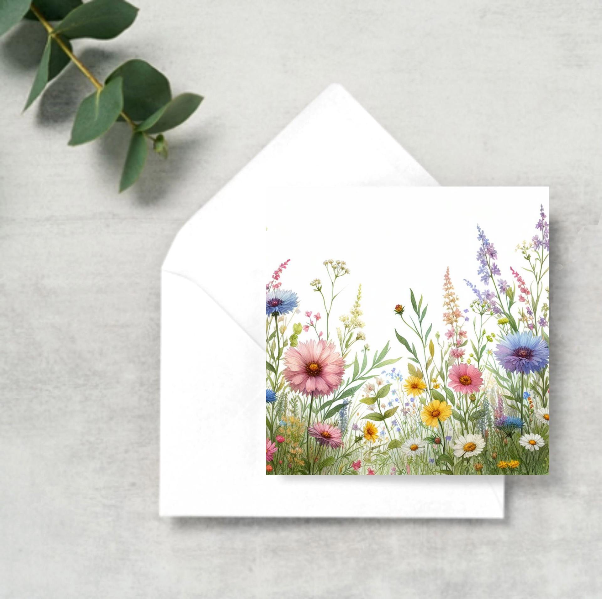 Wildflowers - Single Card or Bulk 10 Pack of Gift Cards