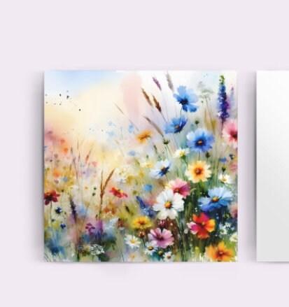 Wildflowers - Single Card or Bulk 10 Pack of Gift Cards