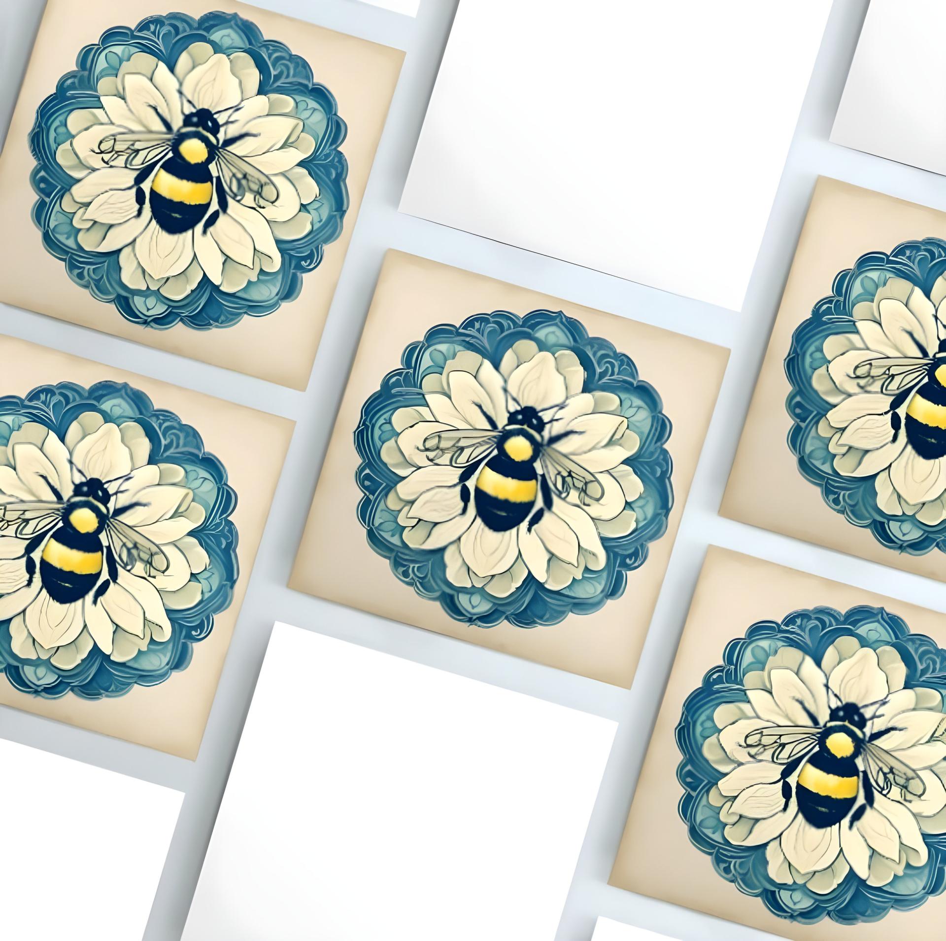 Bumble Bee Cards, Large Note Card, Invites, Birthday, Money Card