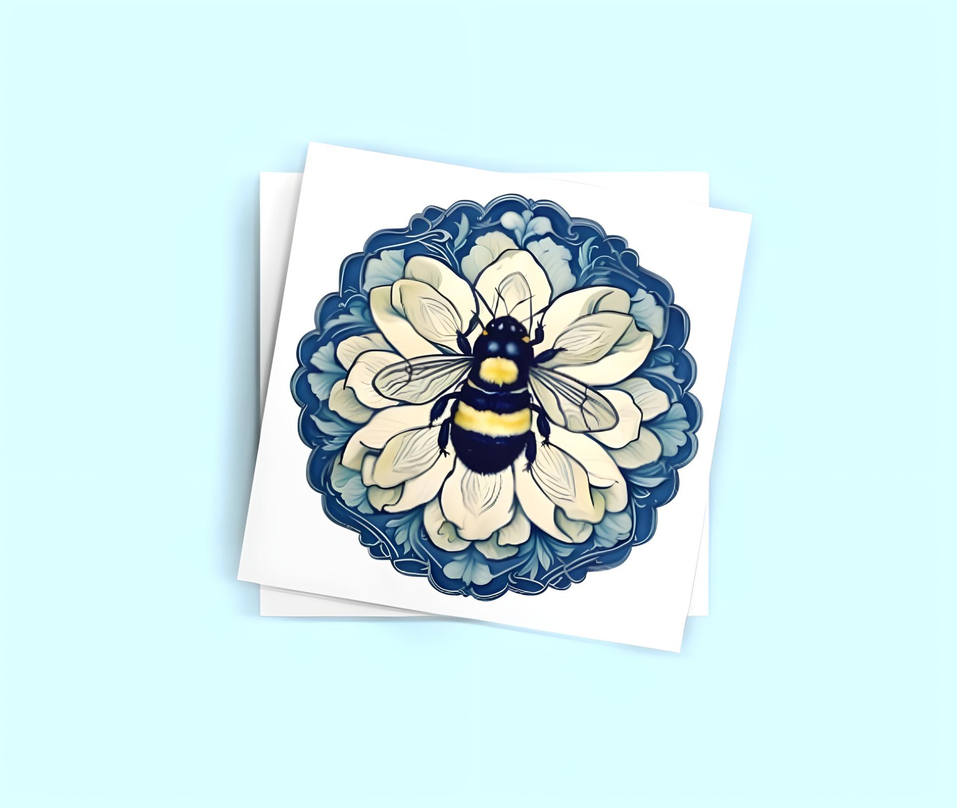 Bumble Bee Cards, Large Note Card, Invites, Birthday, Money Card