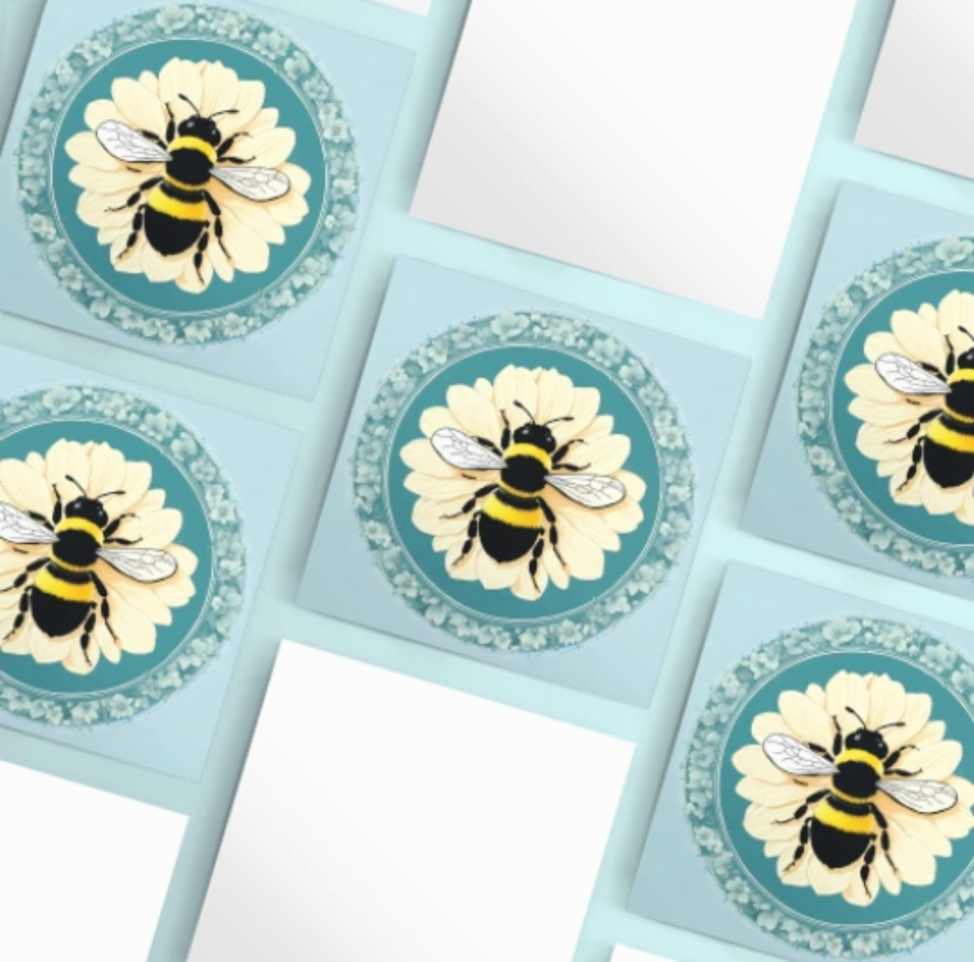 Bumble Bee Cards, Large Note Card, Invites, Birthday, Money Card