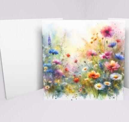 Wildflowers - Single Card or Bulk 10 Pack of Gift Cards